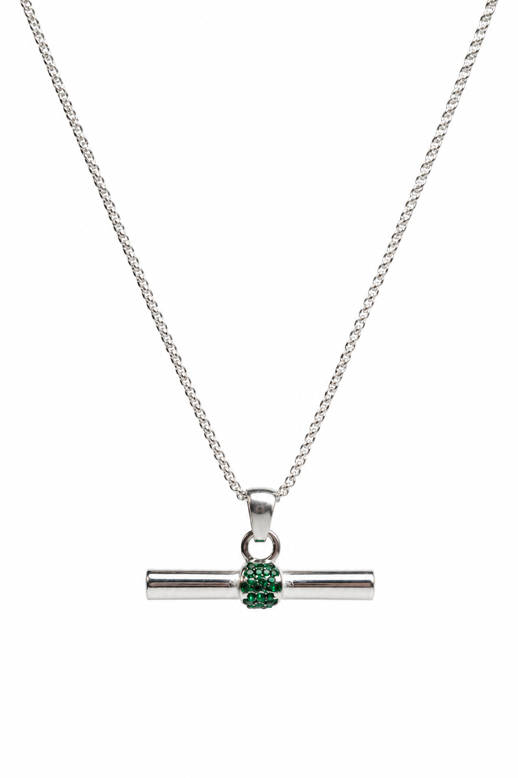 Editor's Pick T-Bar 316L Stainless Steel Necklace + Earrings