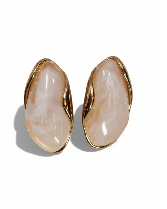 Moonlit Beam Crystal Stone 316L Stainless Steel