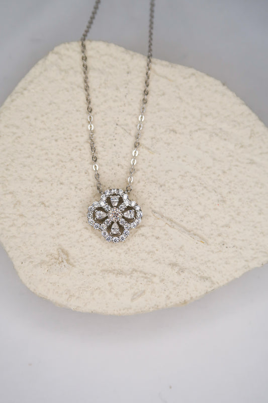 Clover .925 Sterling Silver Necklace