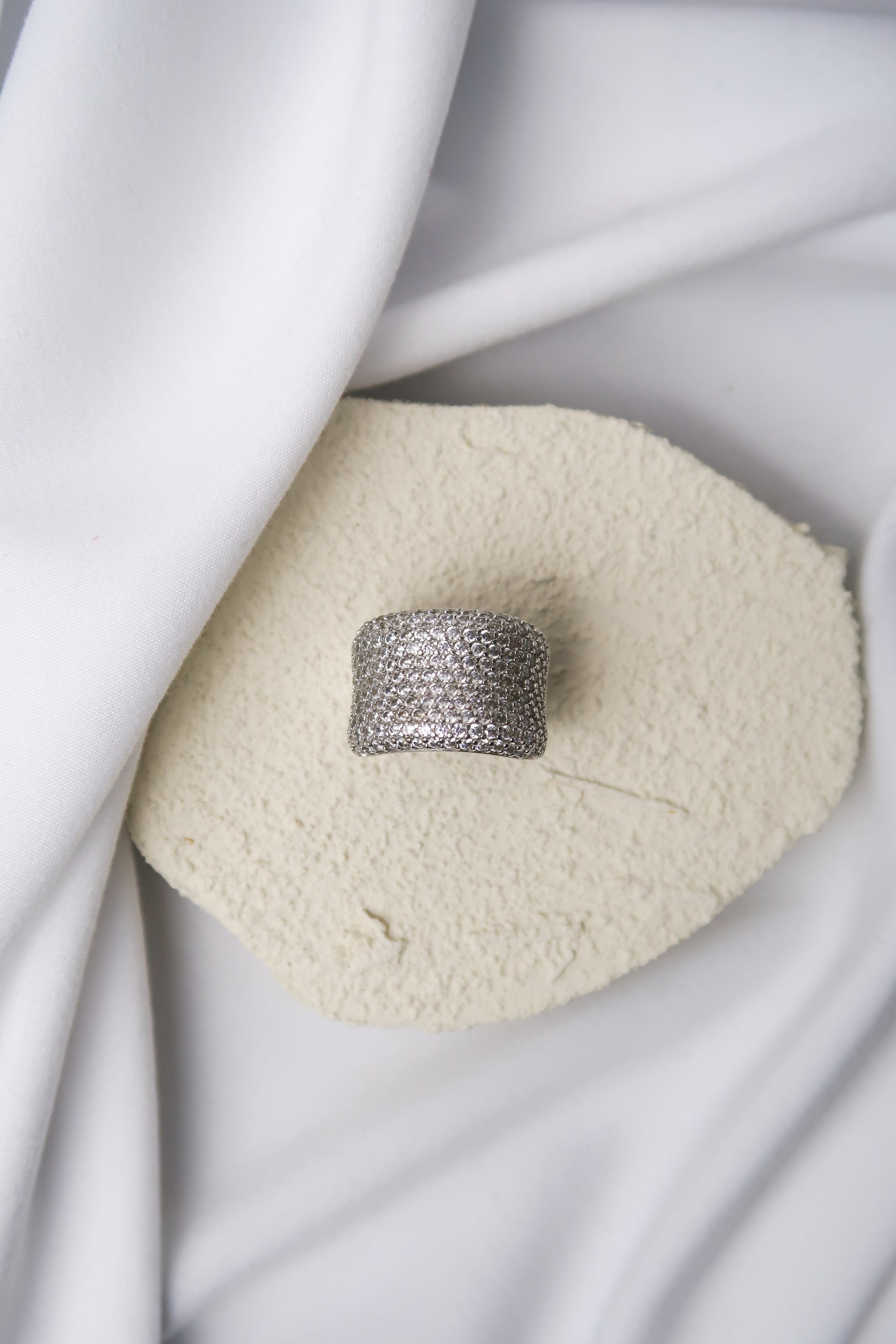 Celeste .925 Sterling Wide Band Ring
