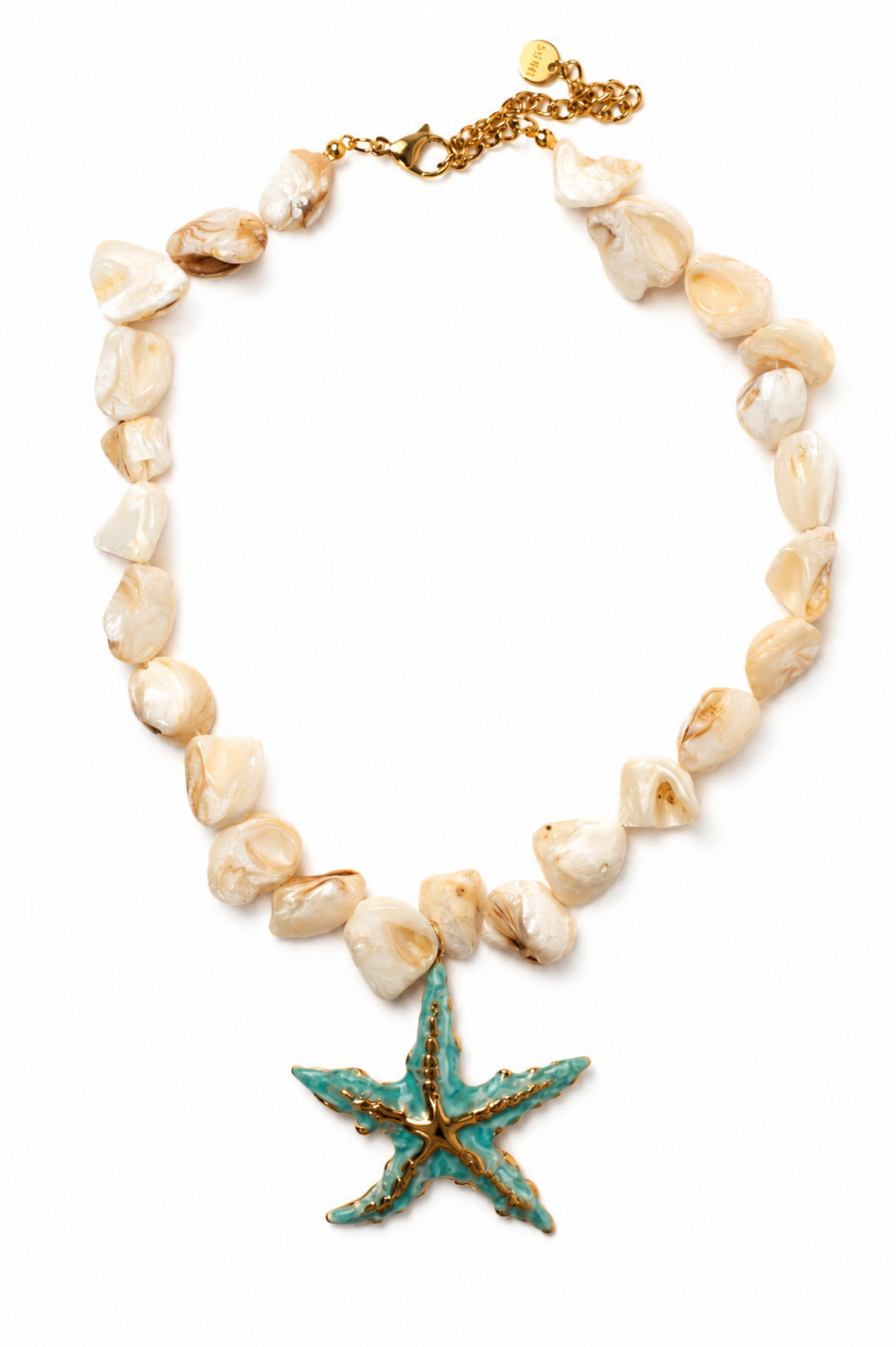 Summer At Seaside Natural Shell Necklace