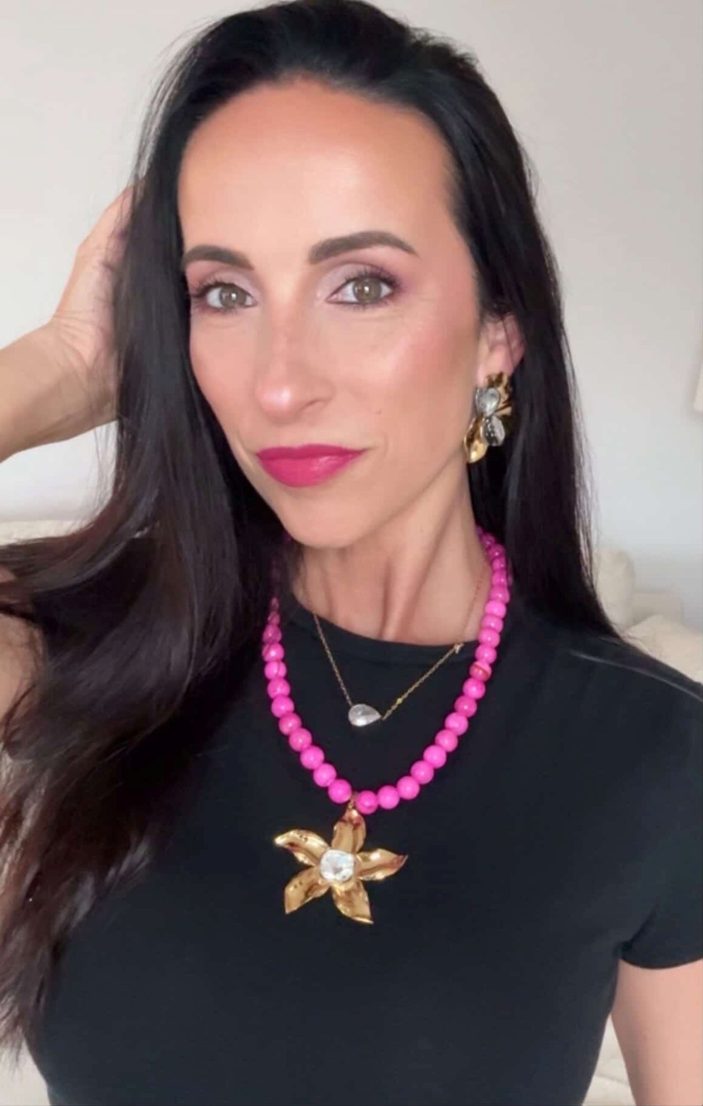 Flower Child Natural Stone Necklace