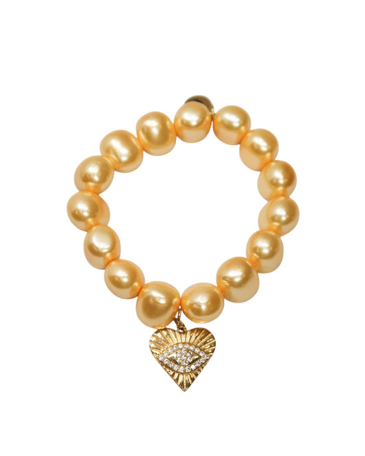 Aura Mother of Pearl Gold Bracelet