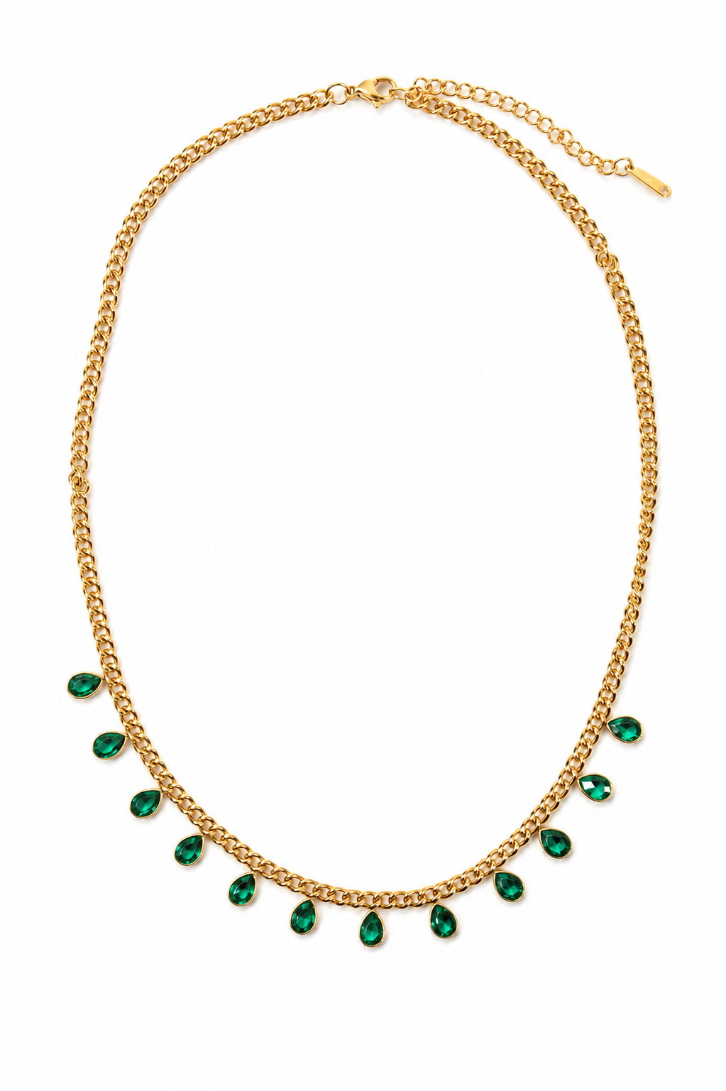 Hard Launch 316L Stainless Steel Crystal Necklace