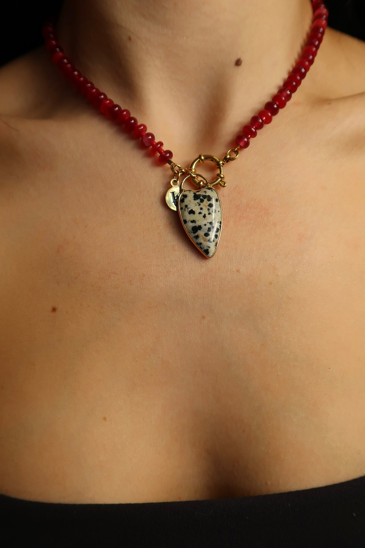 Doodle Natural Stone Charm