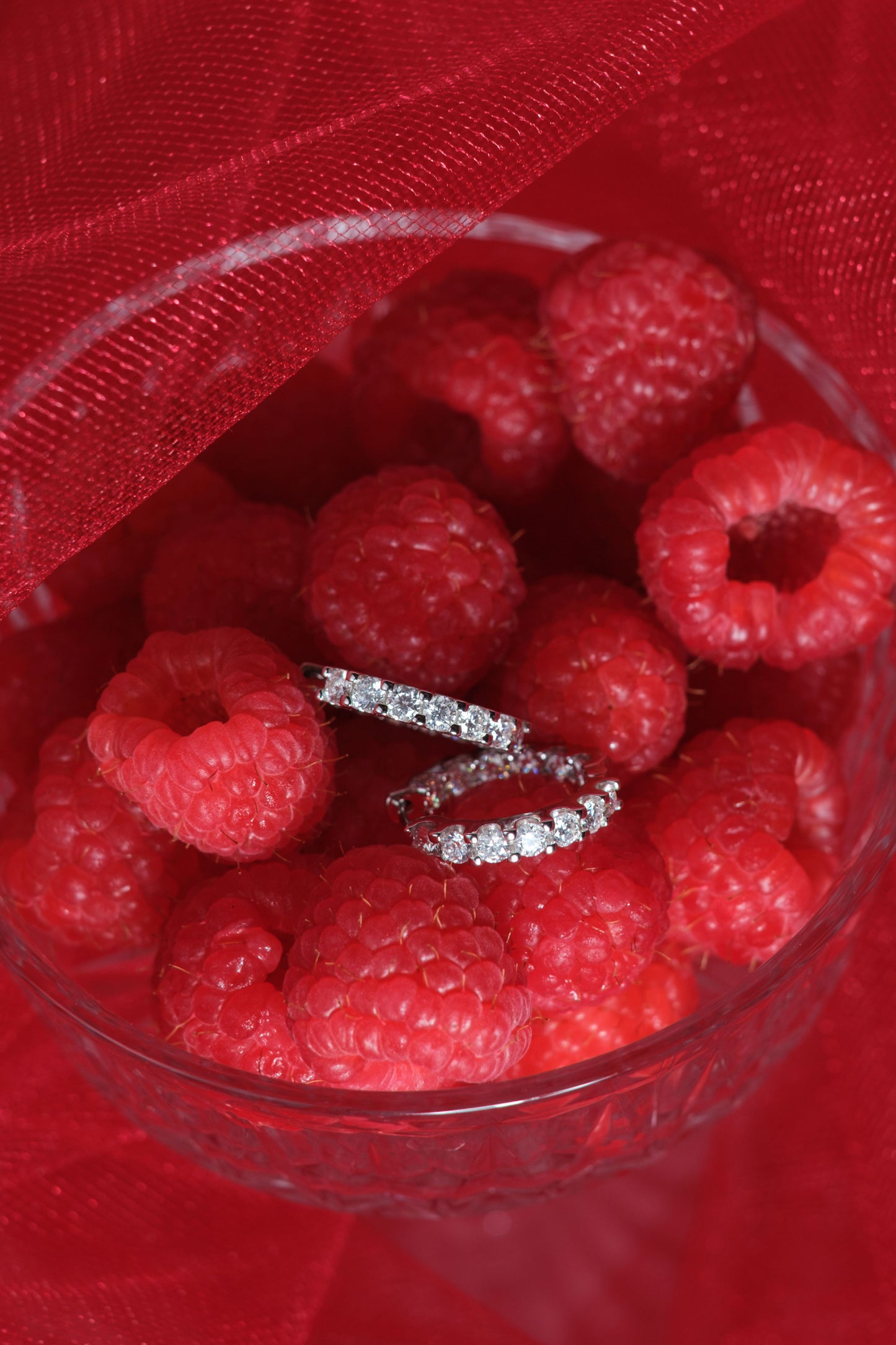 Vivi .925 Sterling Silver 3 Carat Moissanite Huggies Earrings