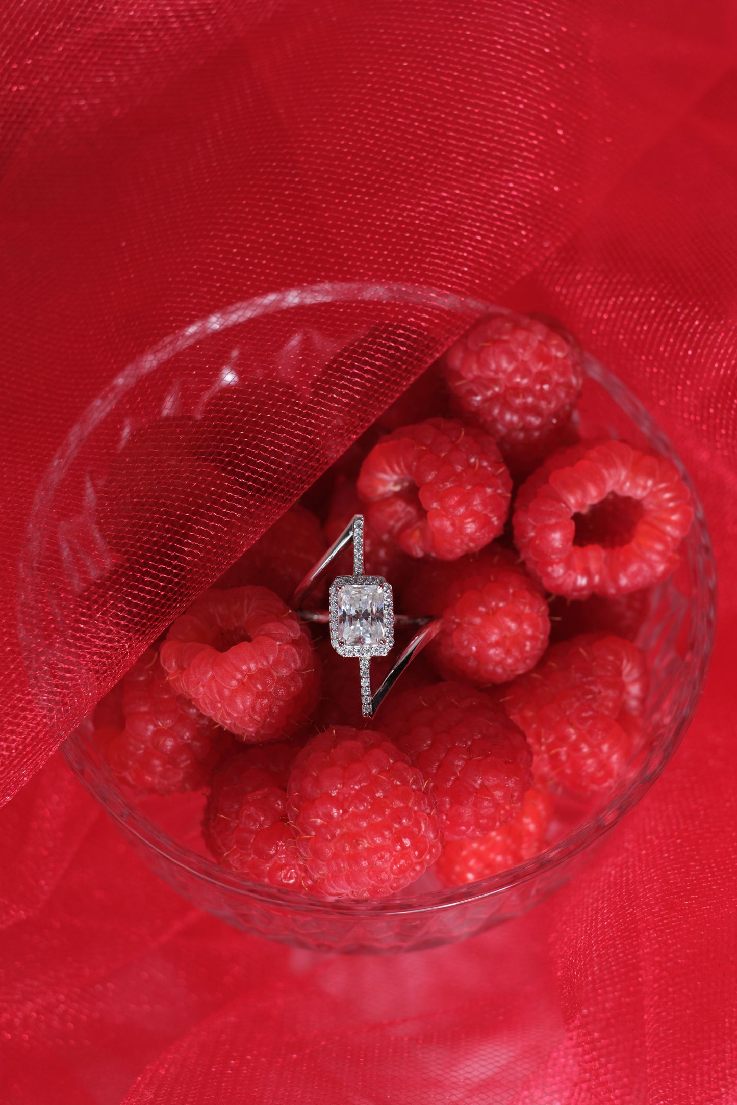 Monarch .925 Sterling Silver 3 Carat Moissanite Ring