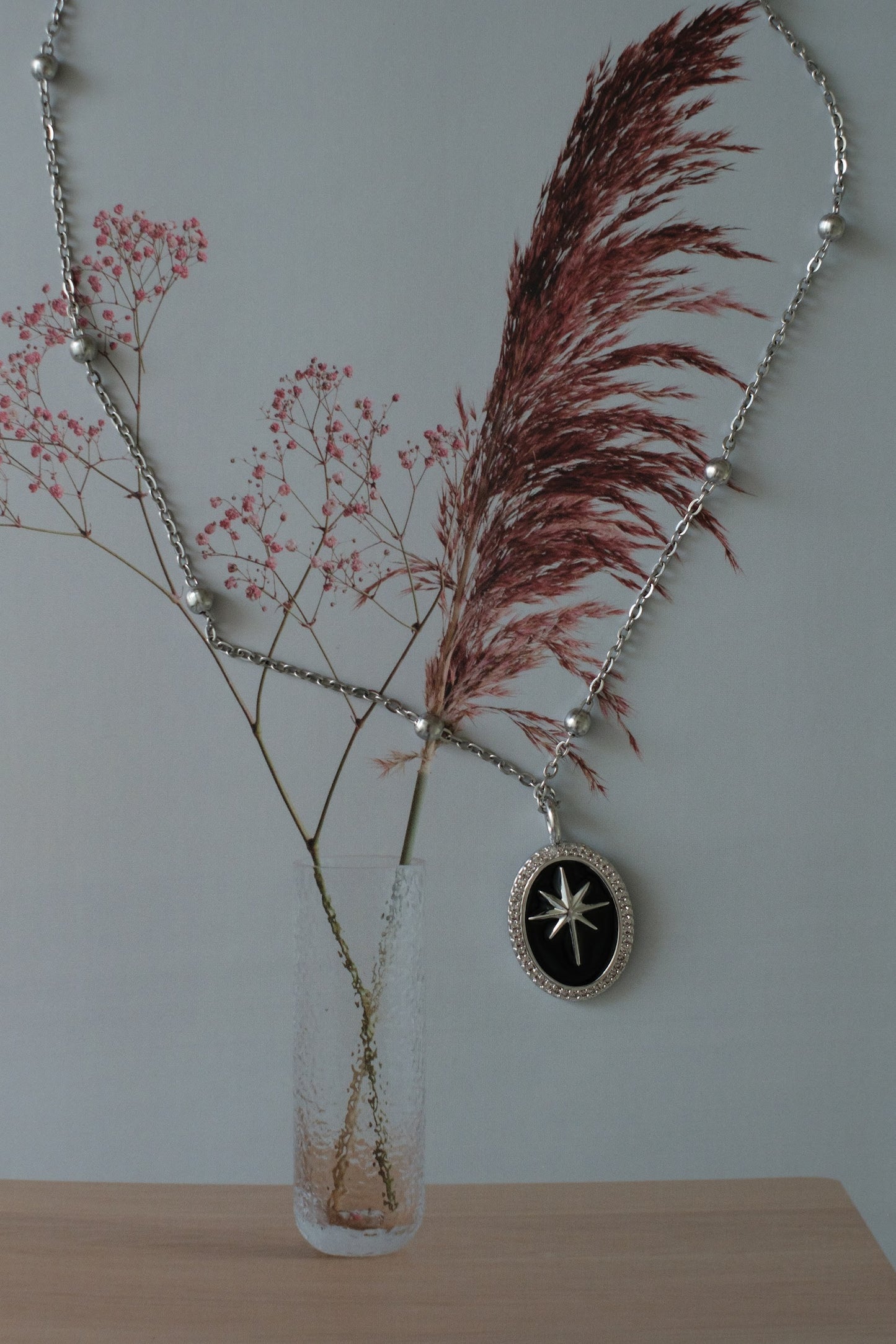 Fearfully & Wonderfully Made Onyx Enamel Charm - 316L Stainless Steel
