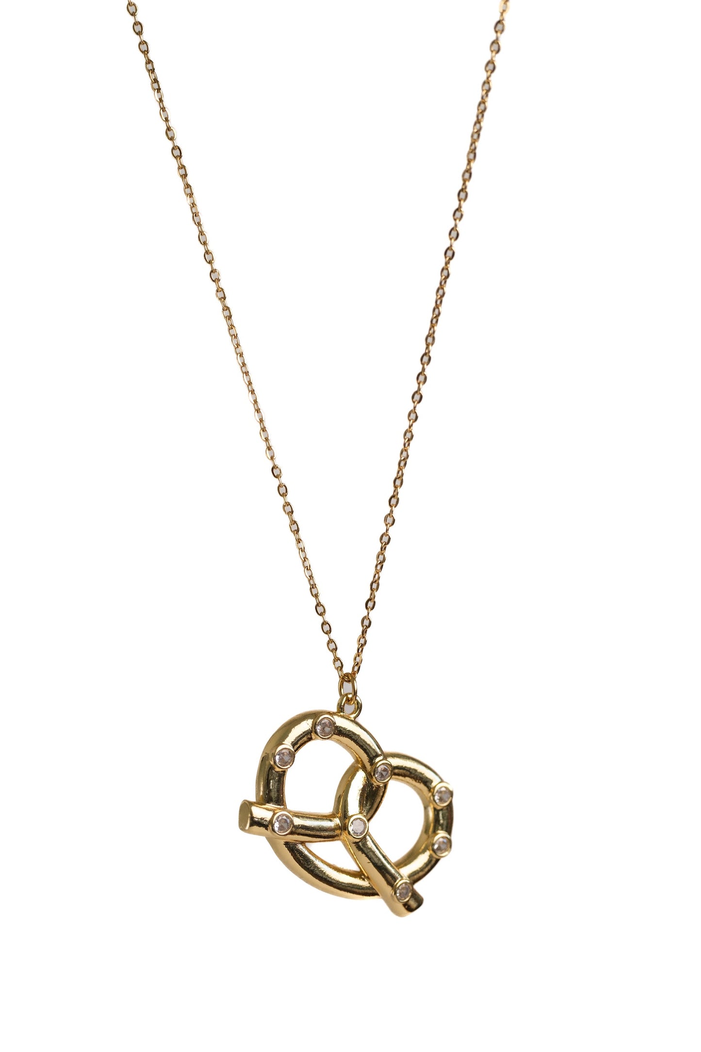 Don't Get it Twisted 316L Stainless Pretzel Necklace