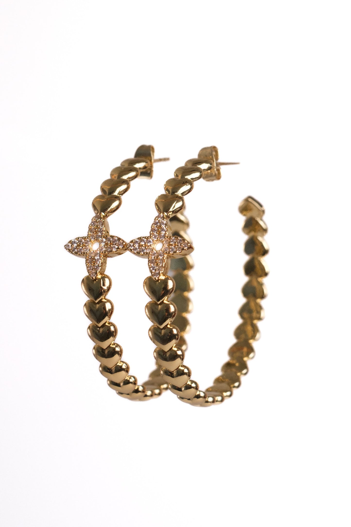 Spoiled Clover Crystal 316L Stainless Steel Earrings