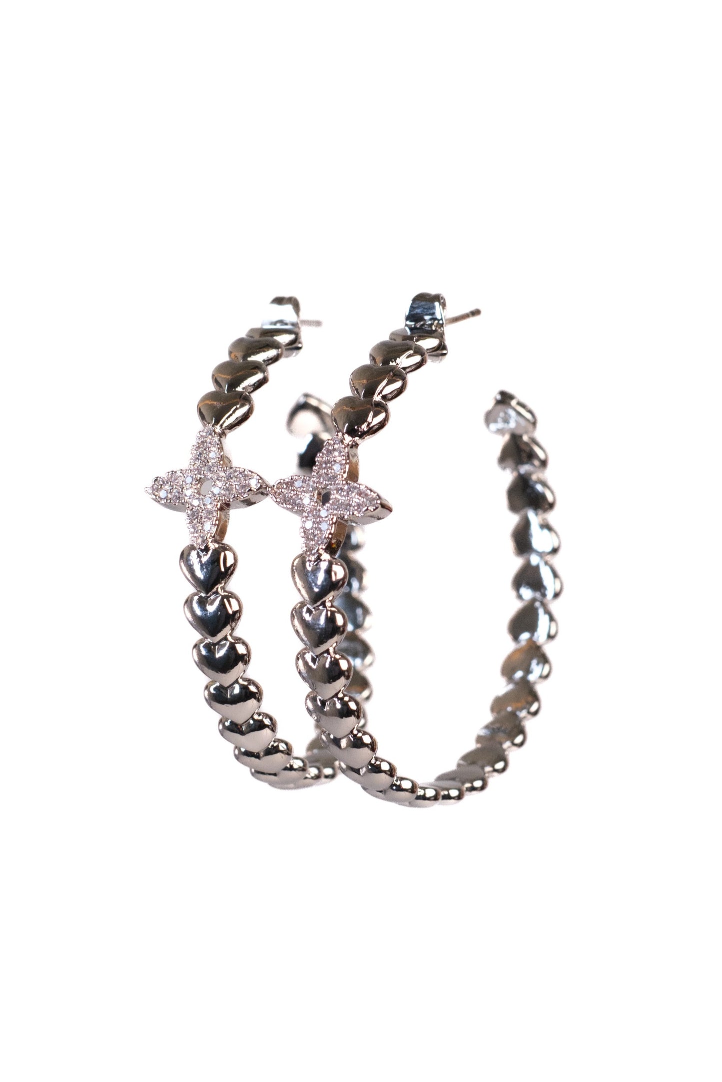 Spoiled Clover Crystal 316L Stainless Steel Earrings