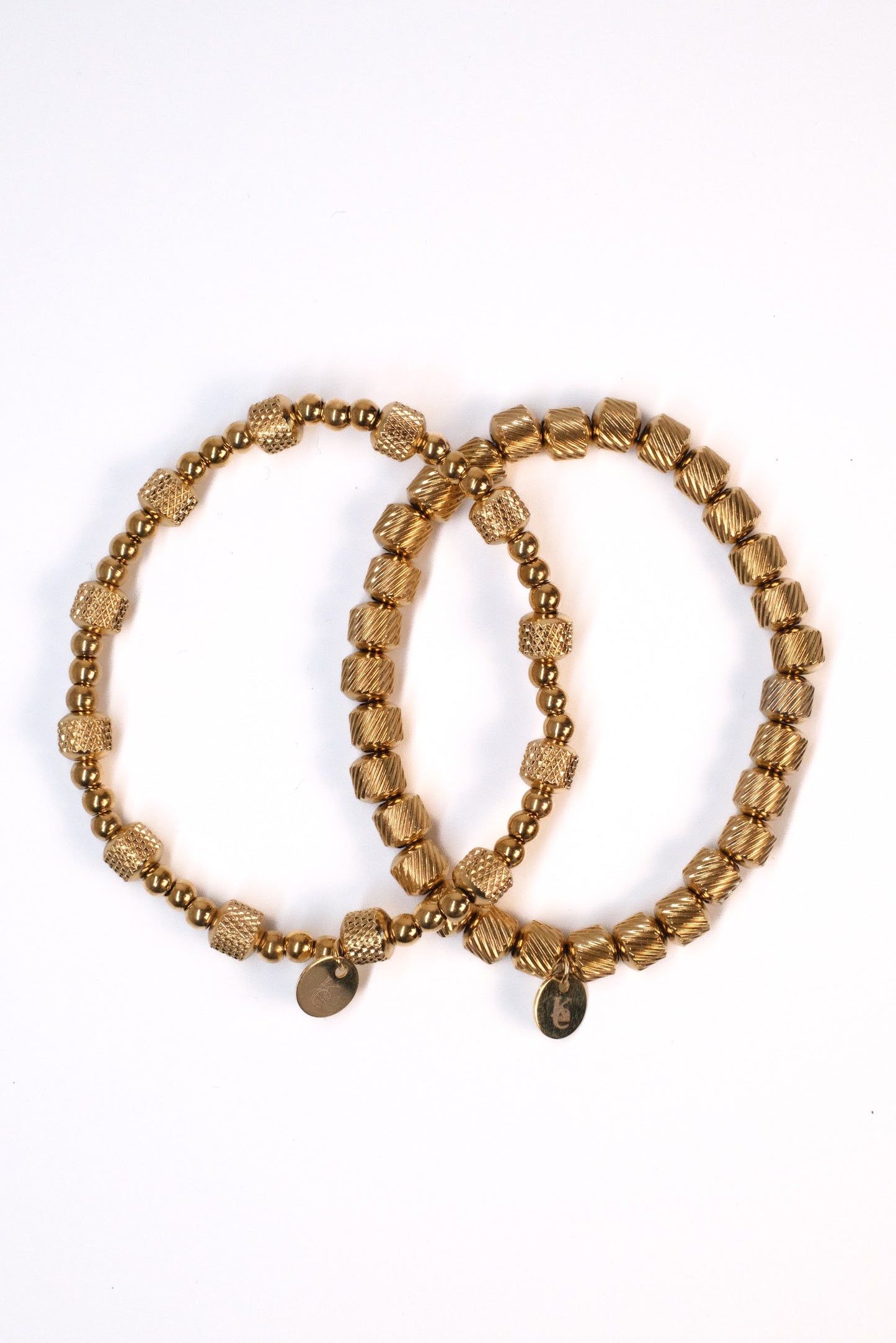 Golden Favor 316L Stainless Steel 4 Piece Bracelet Stack