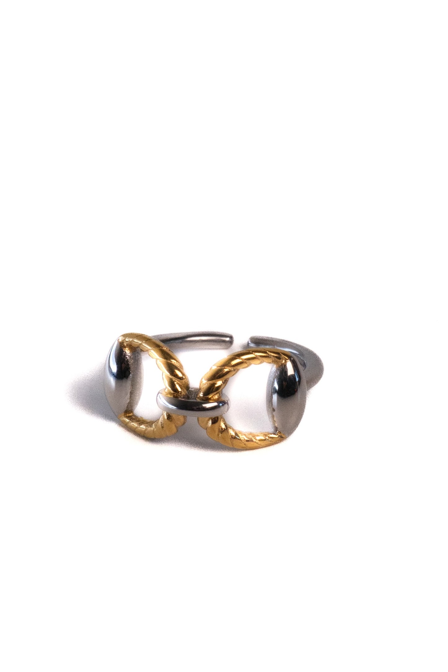 The Upper Hand Horse Bit 316L Stainless Steel Adjustable Ring