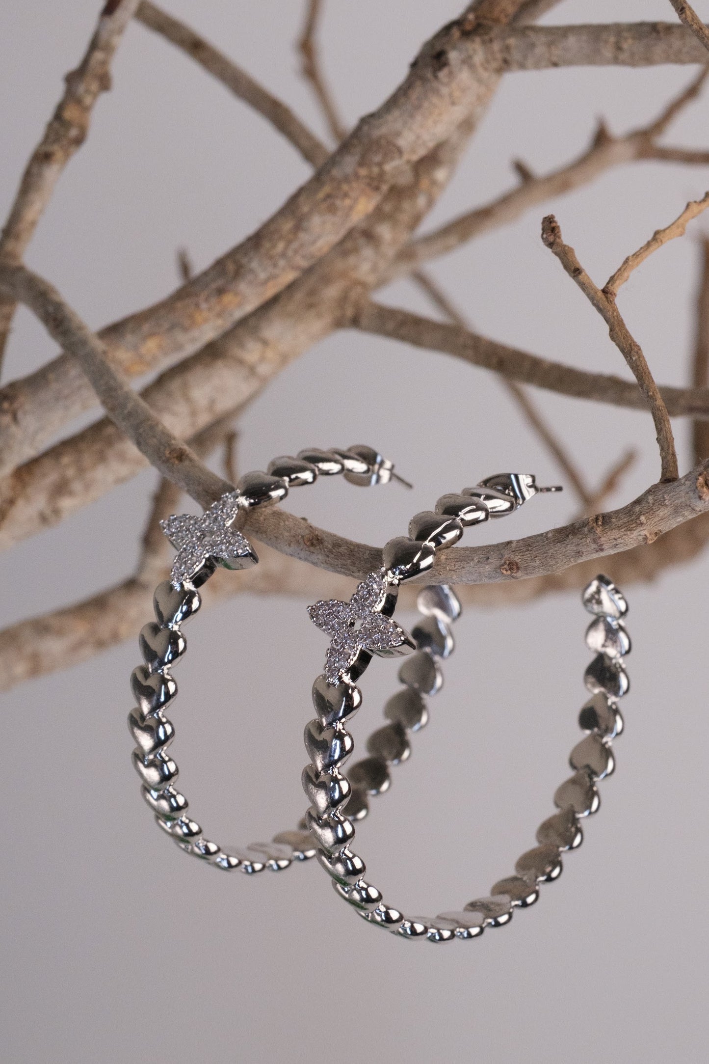 Spoiled Clover Crystal 316L Stainless Steel Earrings