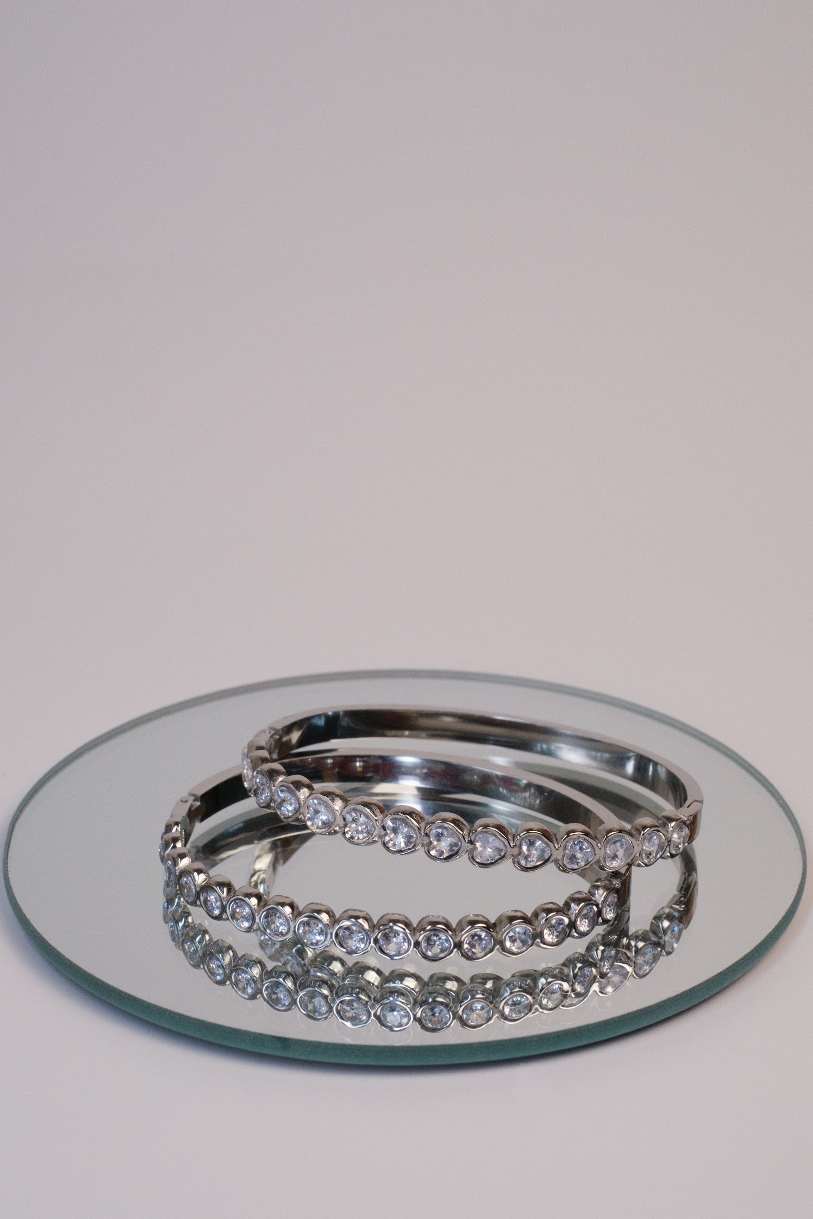 Cupids Crush Bangle Duo Stainless Steel