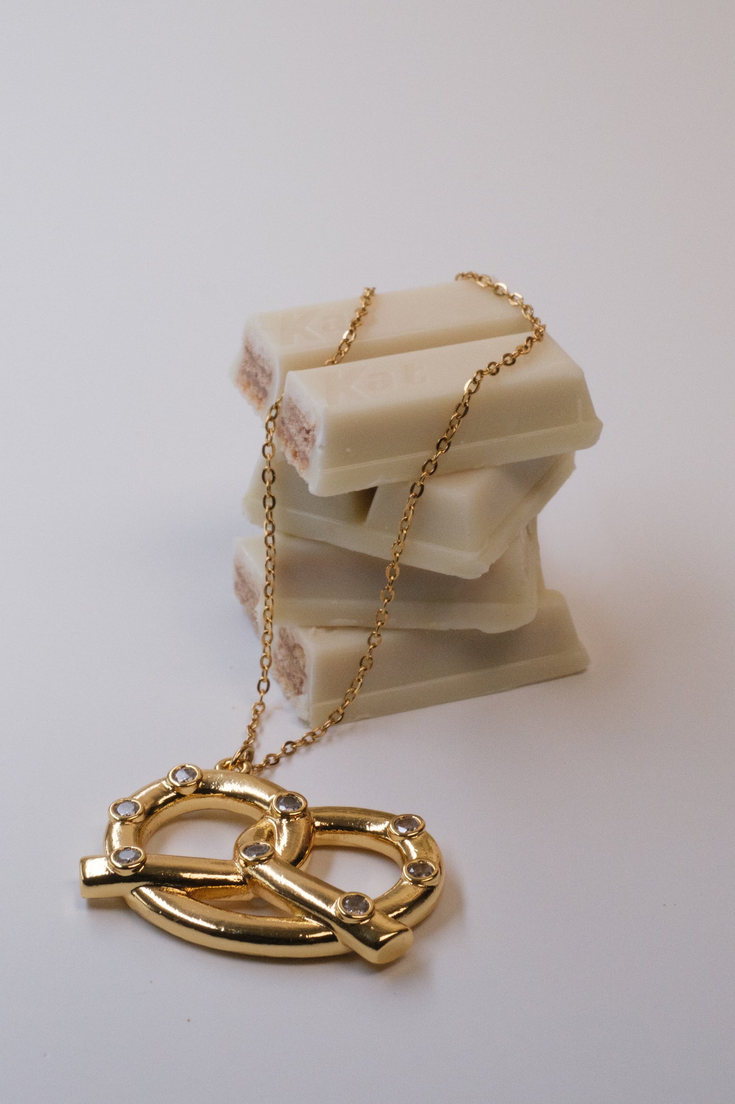 Don't Get it Twisted 316L Stainless Pretzel Necklace