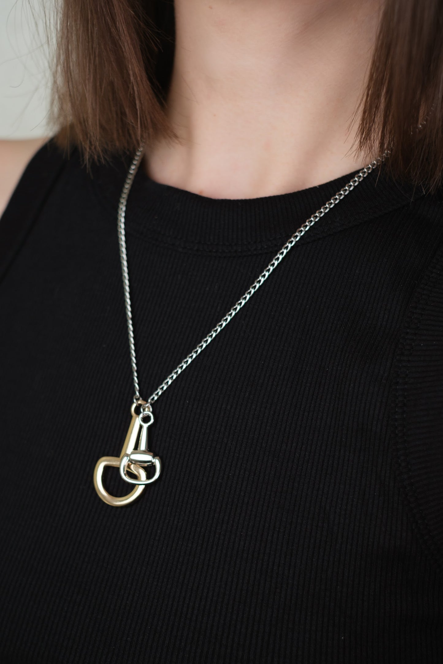 In Her Favor  Horse Bit 316L Stainless Steel Necklace