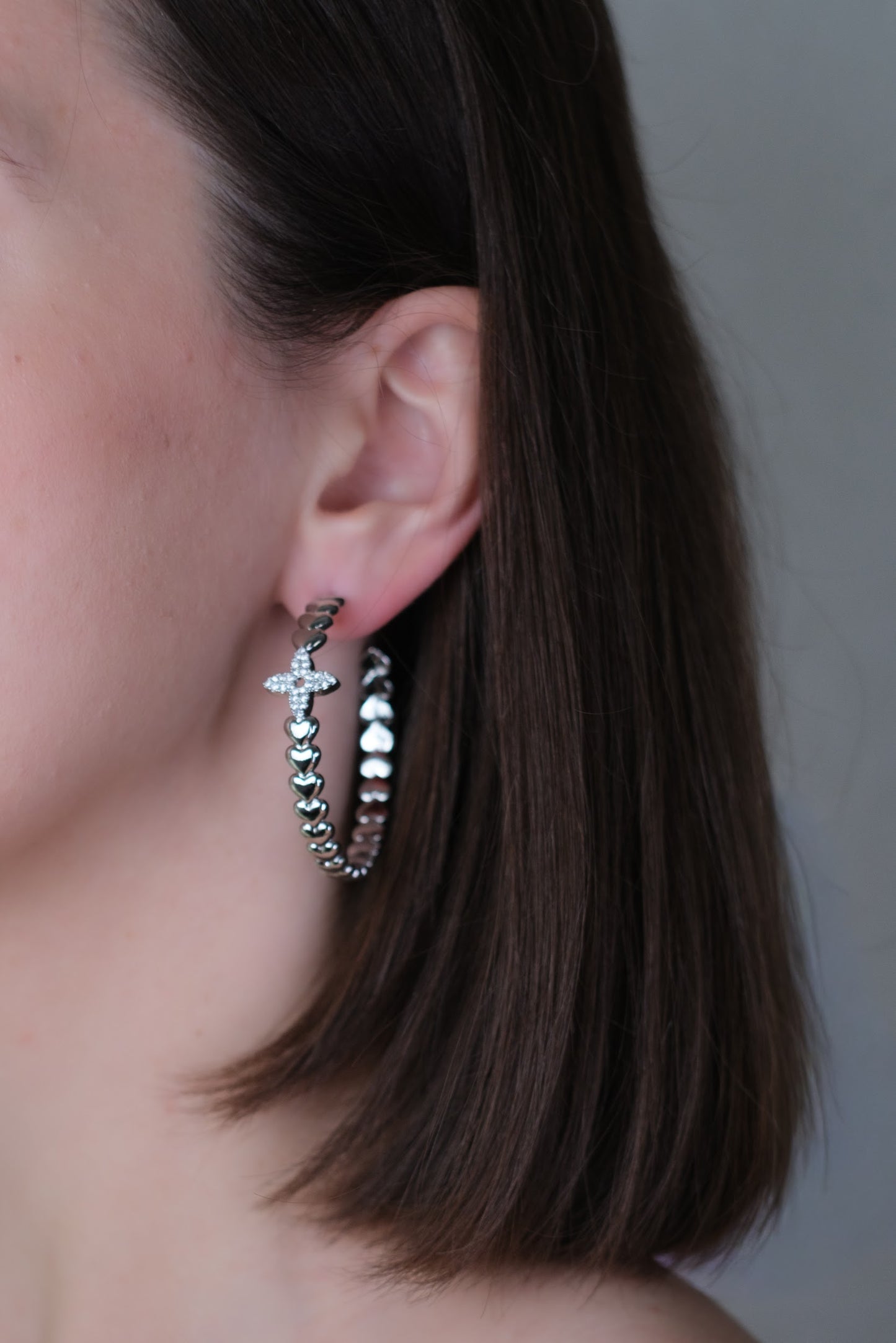 Spoiled Clover Crystal 316L Stainless Steel Earrings