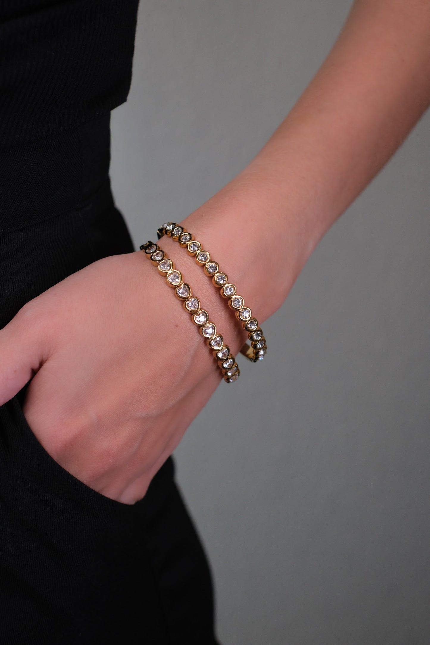 Cupid's Crush Bangle Duo 316L Stainless Steel