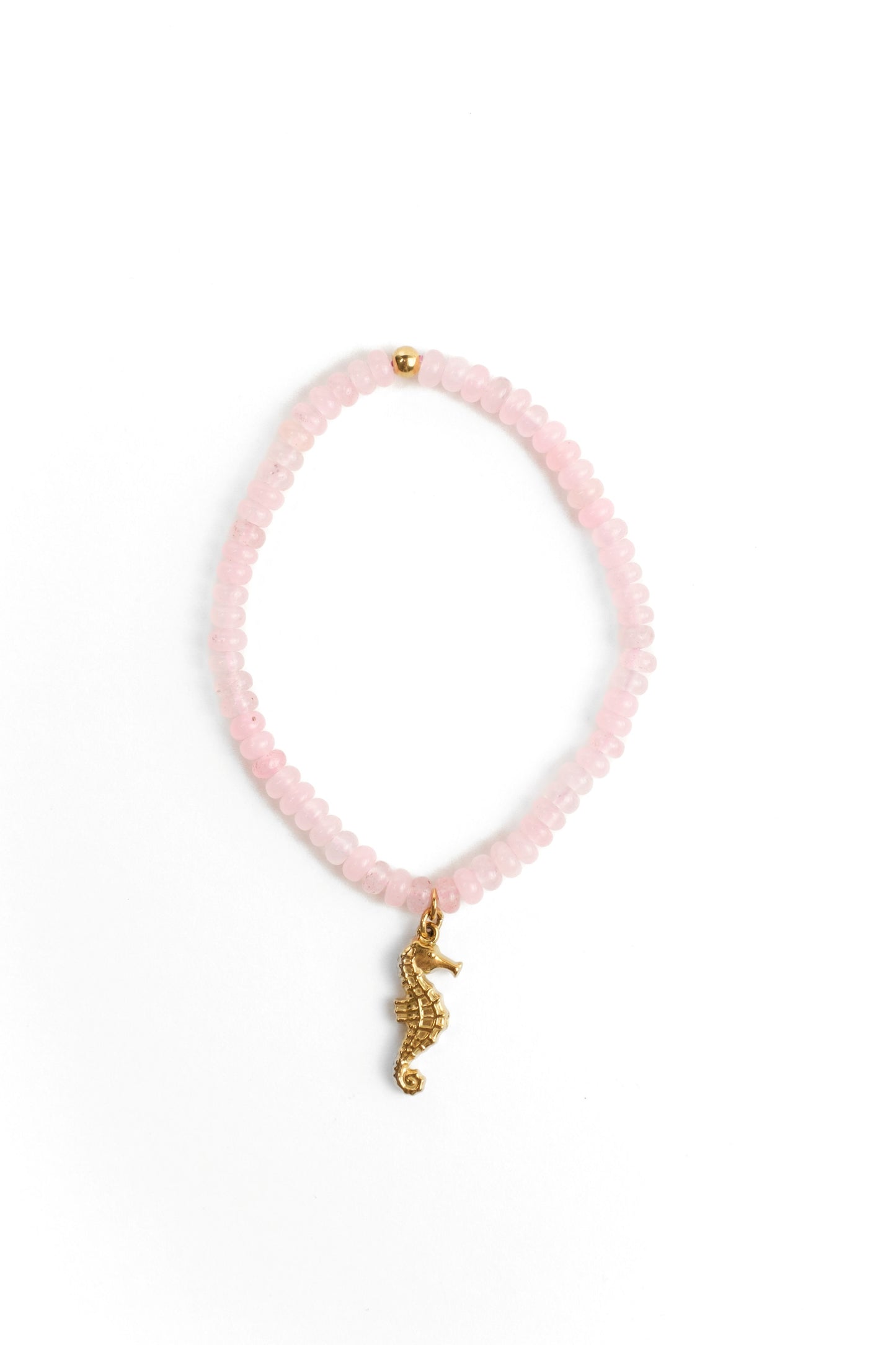 Pink Sands Natural Stone and Swarovski 4 Piece Bracelet Stack