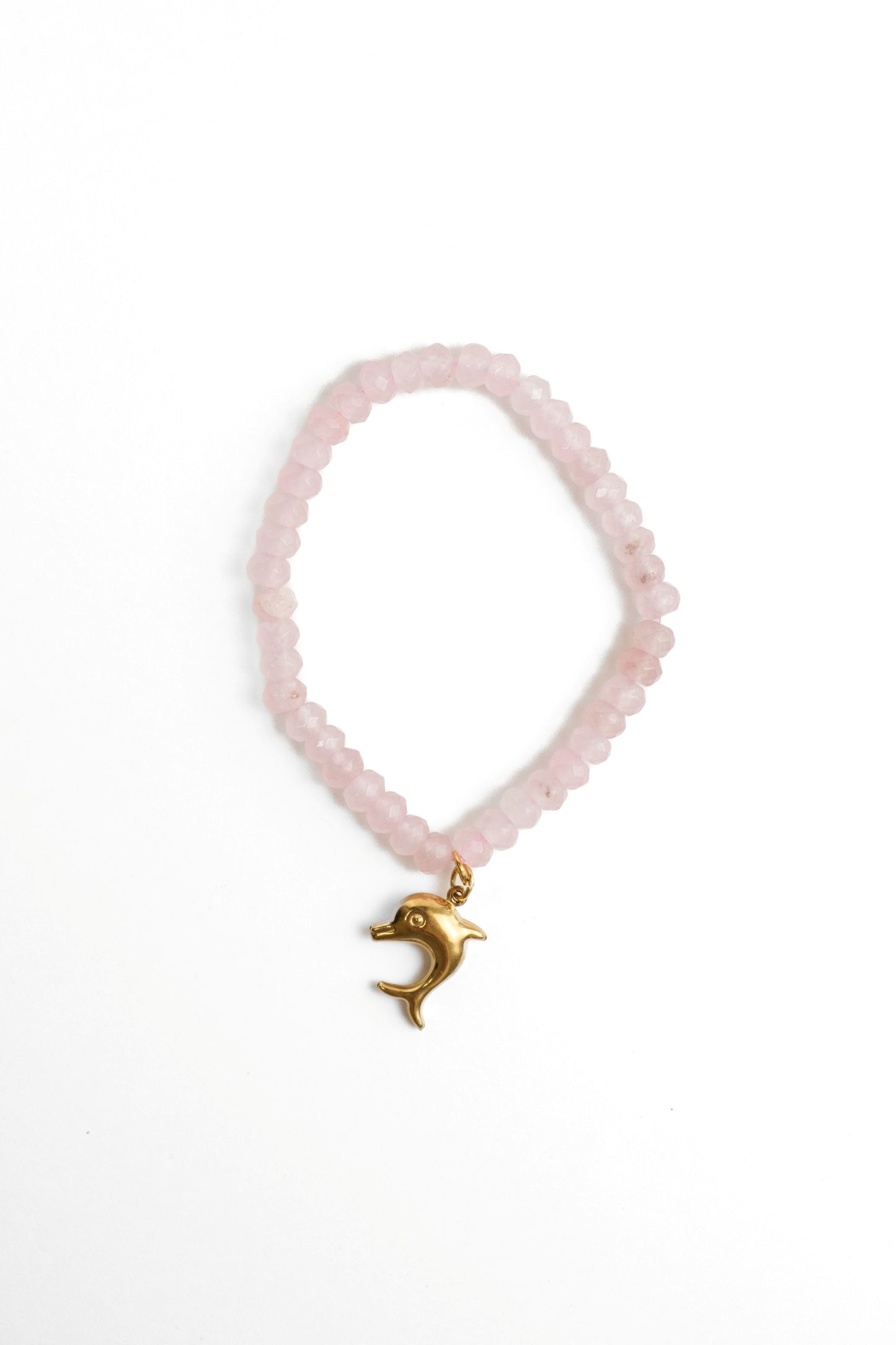 Pink Sands Natural Stone and Swarovski 4 Piece Bracelet Stack