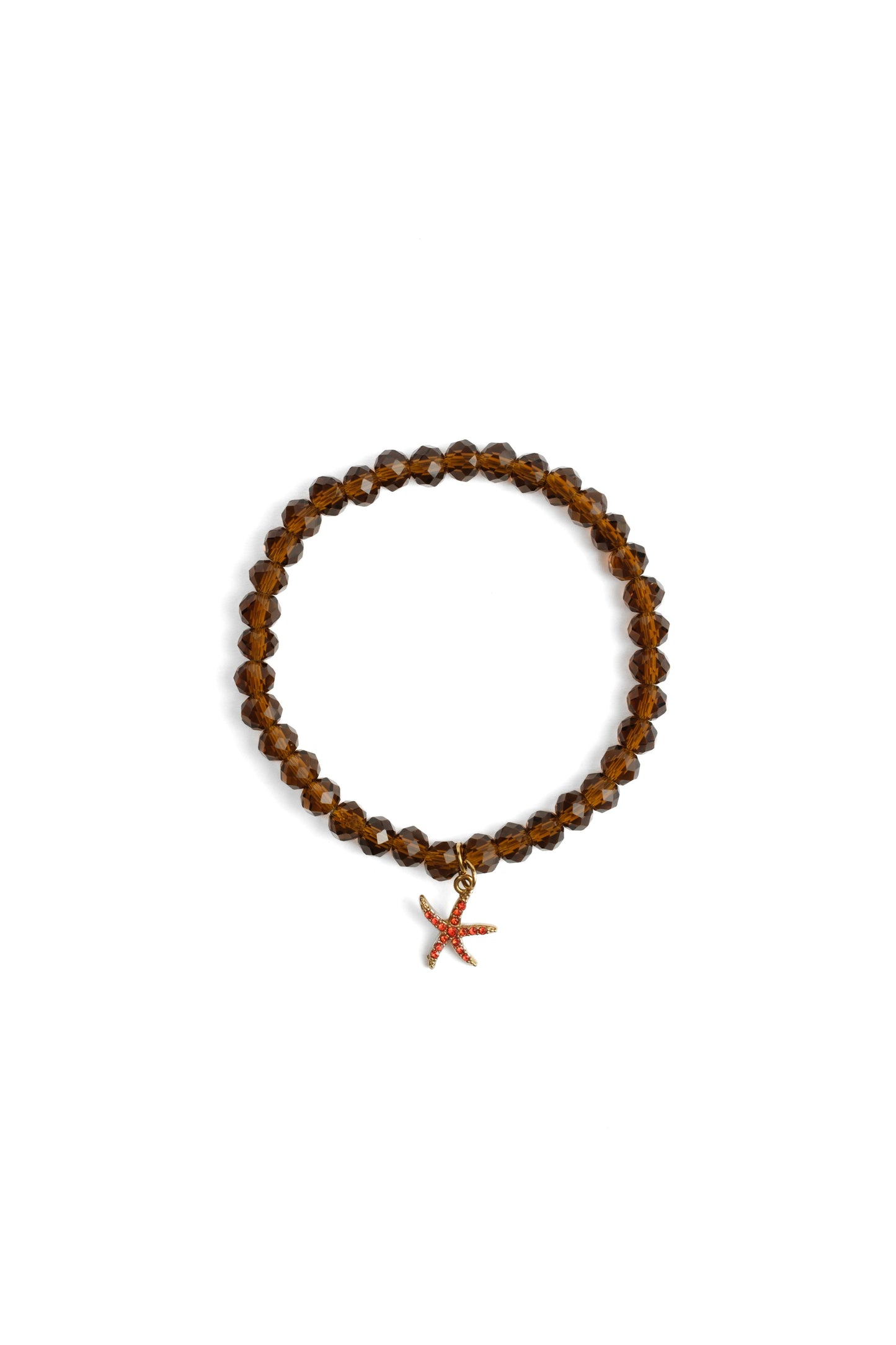 Seabreeze Natural Stone and Swarovski 5 Piece Bracelet Stack