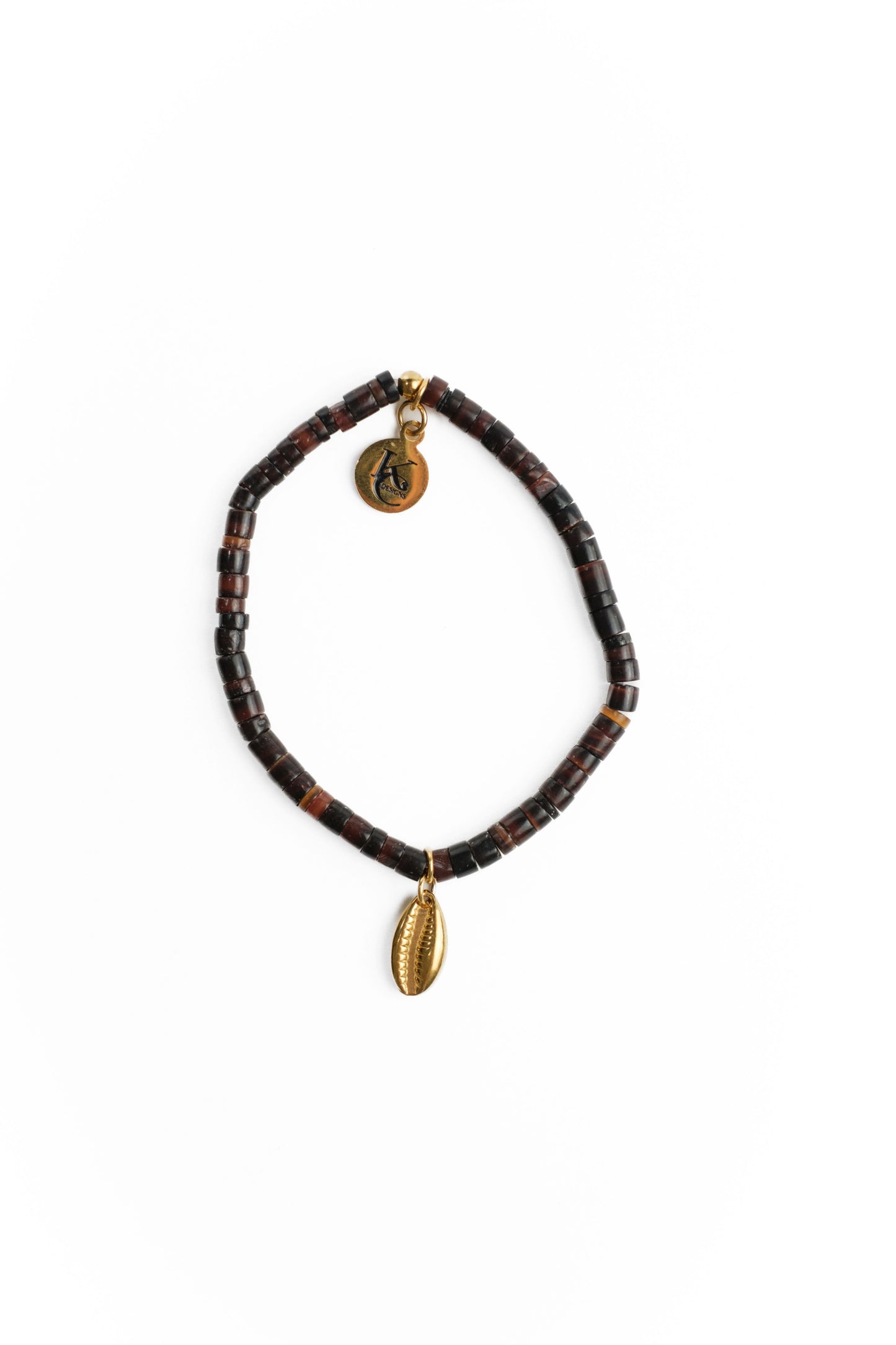 Seabreeze Natural Stone and Swarovski 5 Piece Bracelet Stack