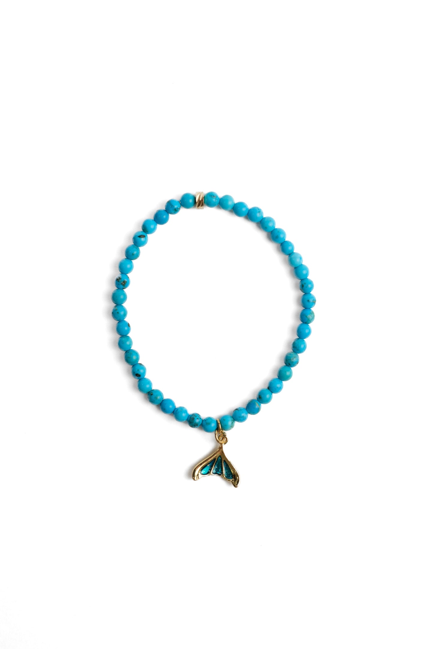 Seabreeze Natural Stone and Swarovski 5 Piece Bracelet Stack