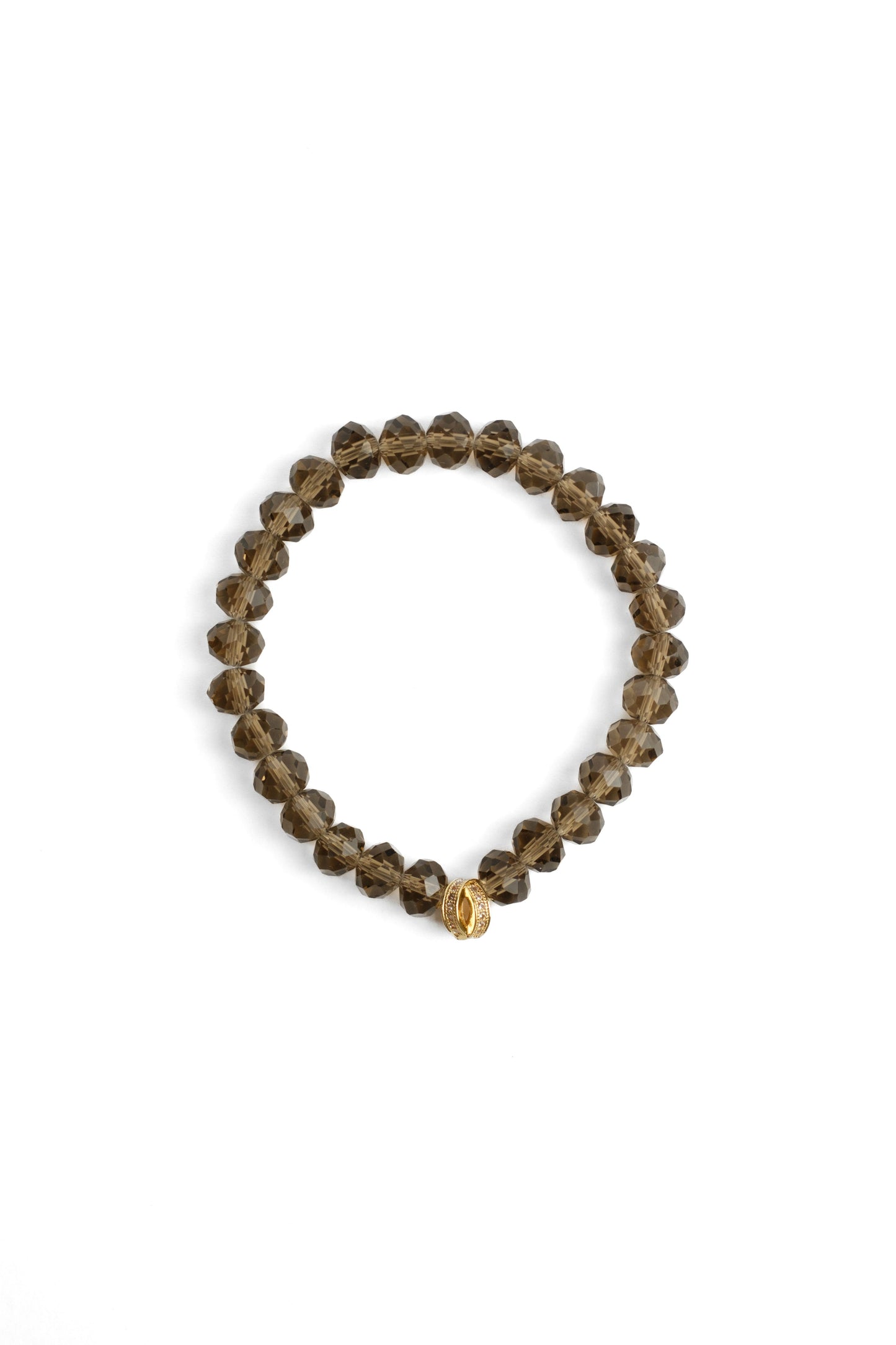 Seabreeze Natural Stone and Swarovski 5 Piece Bracelet Stack