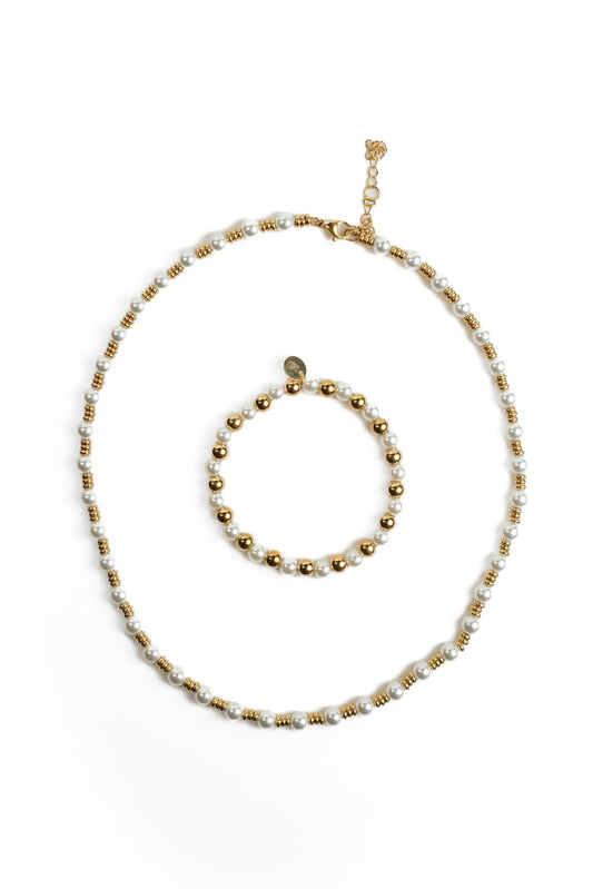 Amore Pearl Shell 316L Stainless Steel Duo