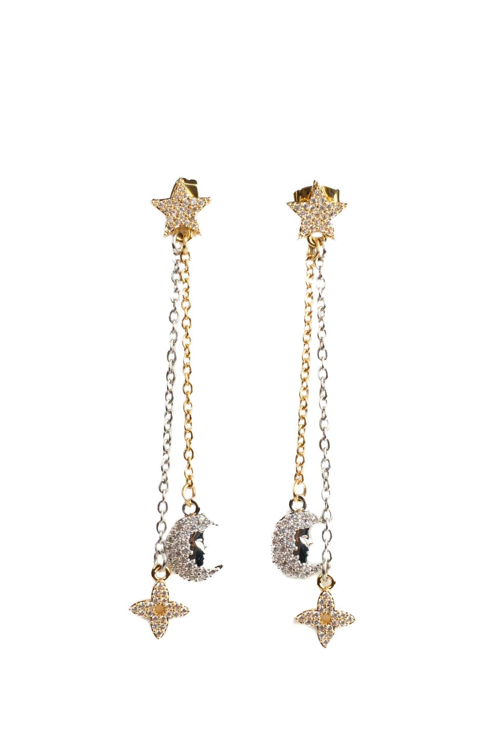 Confetti Drop Stainless Steel Earrings