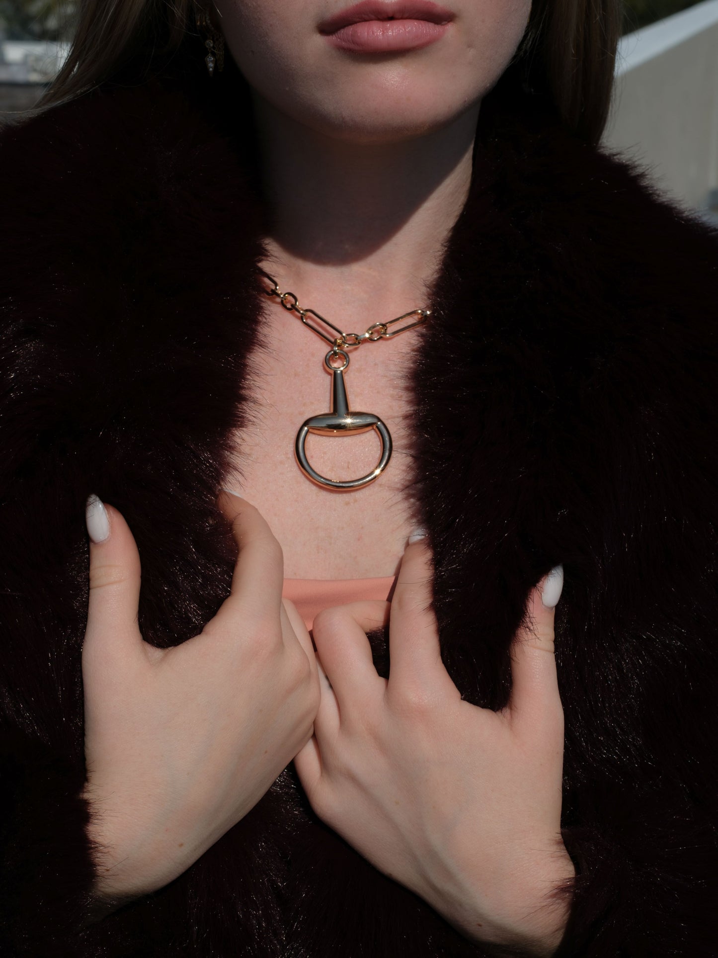 A Bit Of Power 316L Stainless Steel Horse Bit Necklace