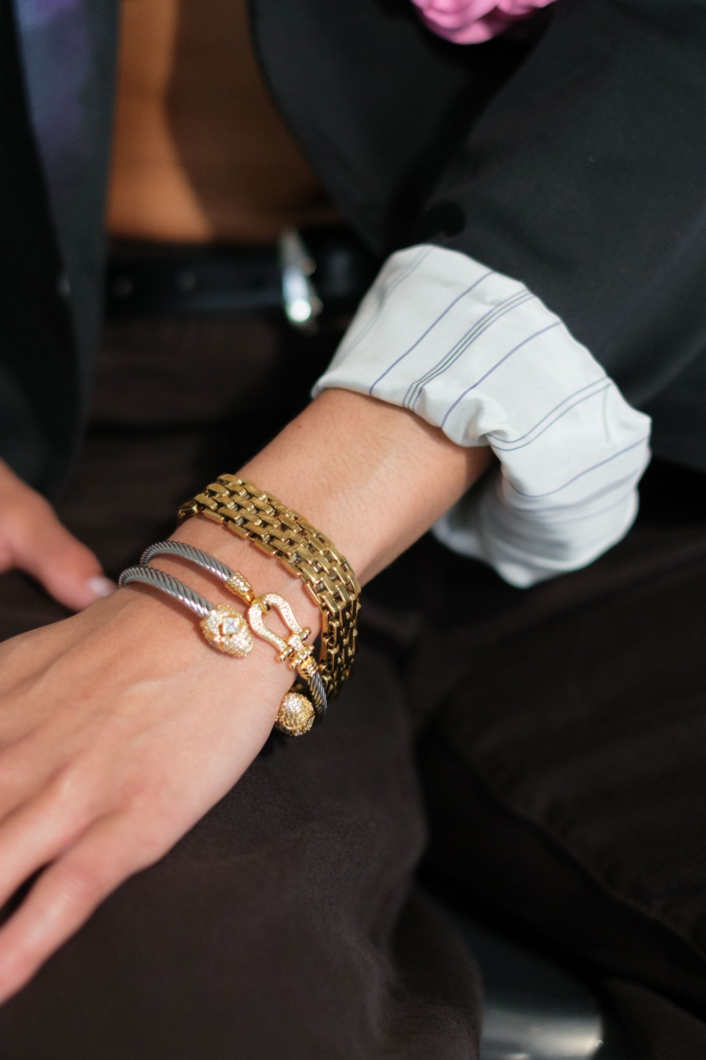 The Modern Muse 316L Stainless Steel Bracelet Collection