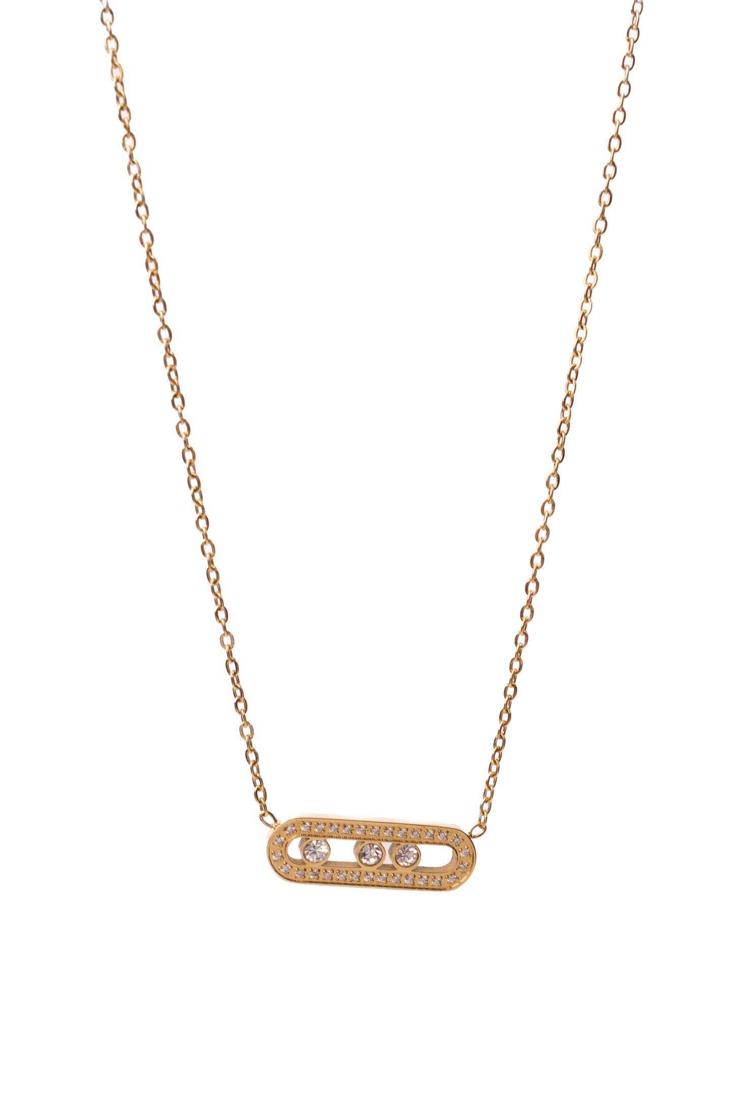 Monaco 316L Stainless Steel Necklace + Bracelet Duo