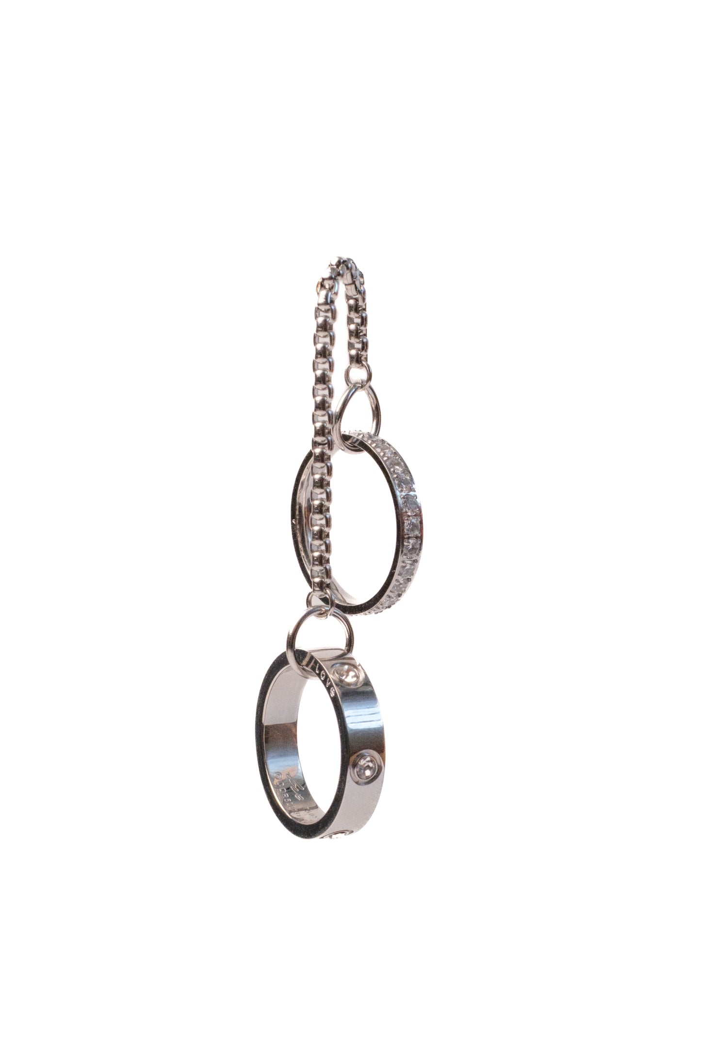 Chain Reaction 316L Stainless Steel Ring