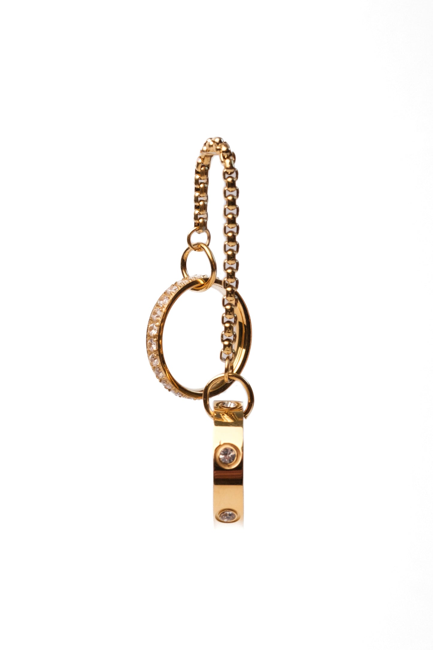 Chain Reaction 316L Stainless Steel Ring