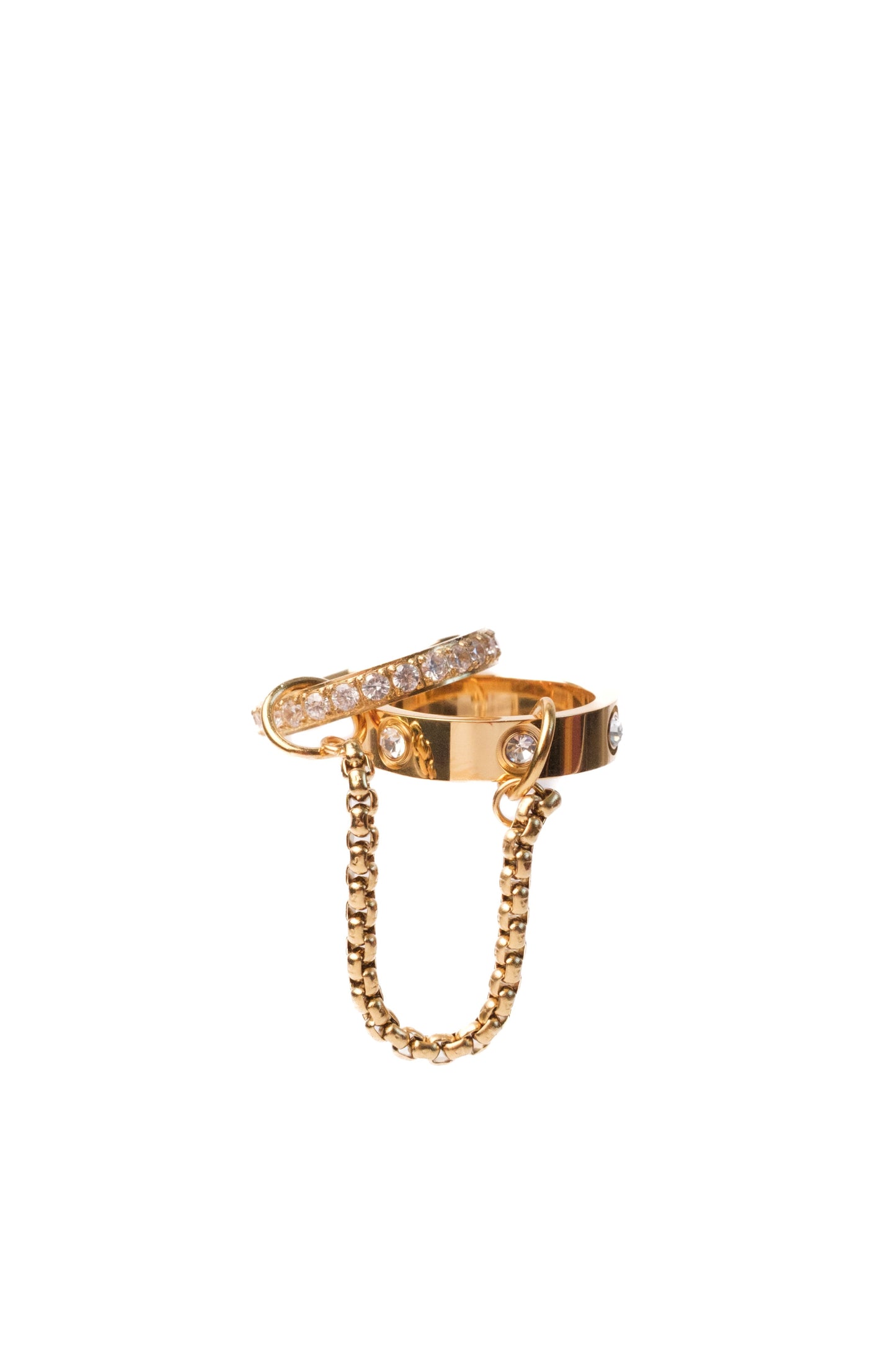 Chain Reaction 316L Stainless Steel Ring