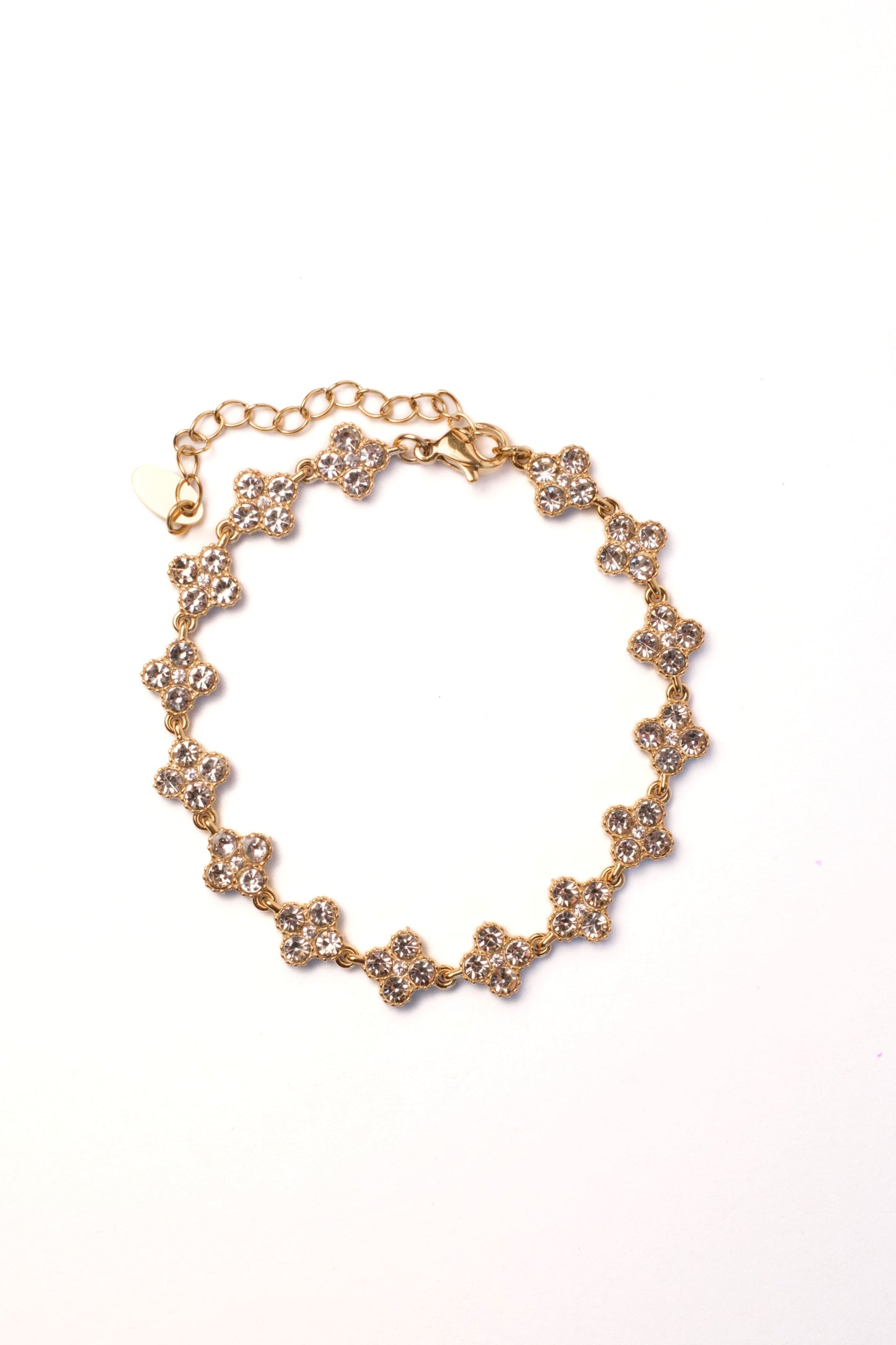 Clover Éclat 316L Stainless Steel Necklace + Bracelet Duo