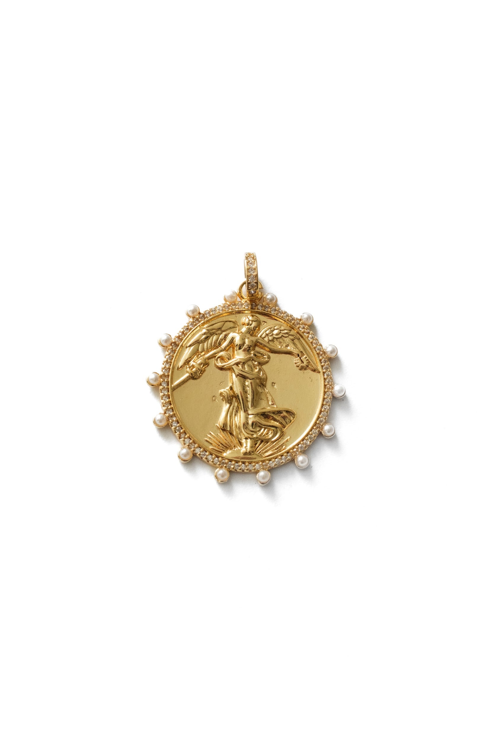 Shes Stainless Steel Pendant Charm