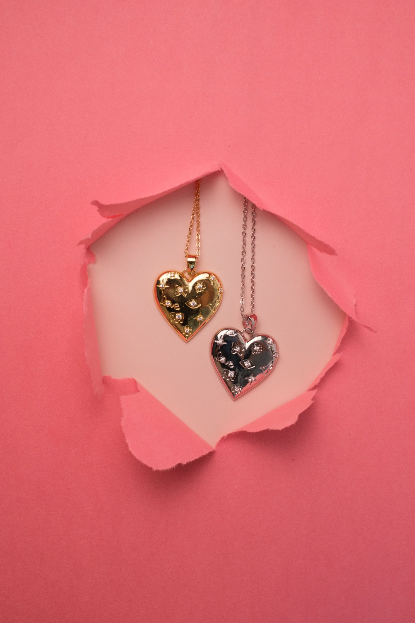 Good Intentions 316L Stainless Steel Heart Necklace