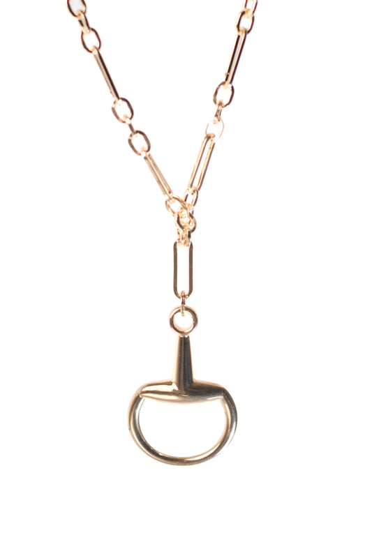 A Bit Of Power 316L Stainless Steel Horse Bit Necklace