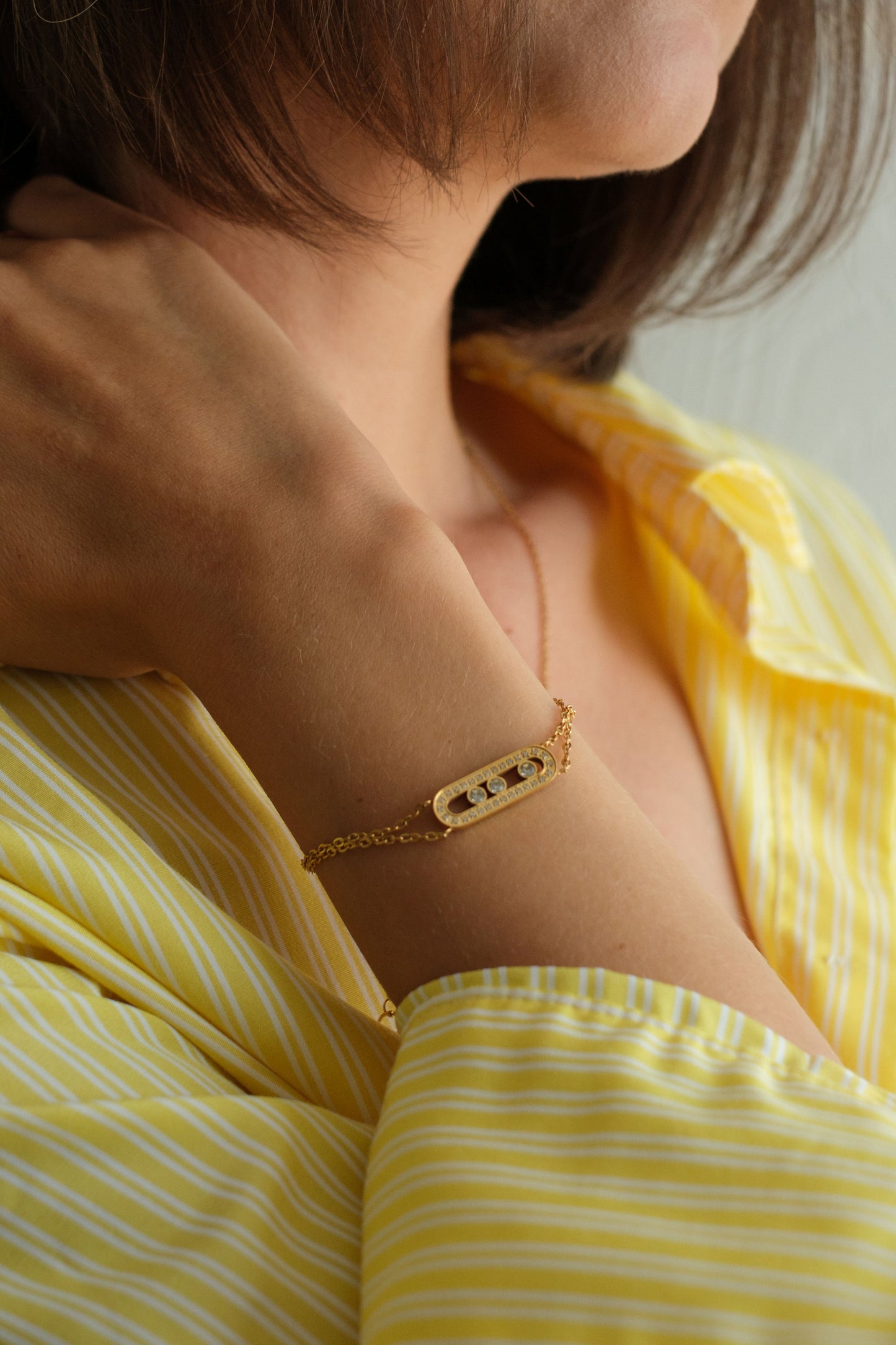 Monaco 316L Stainless Steel Necklace + Bracelet Duo