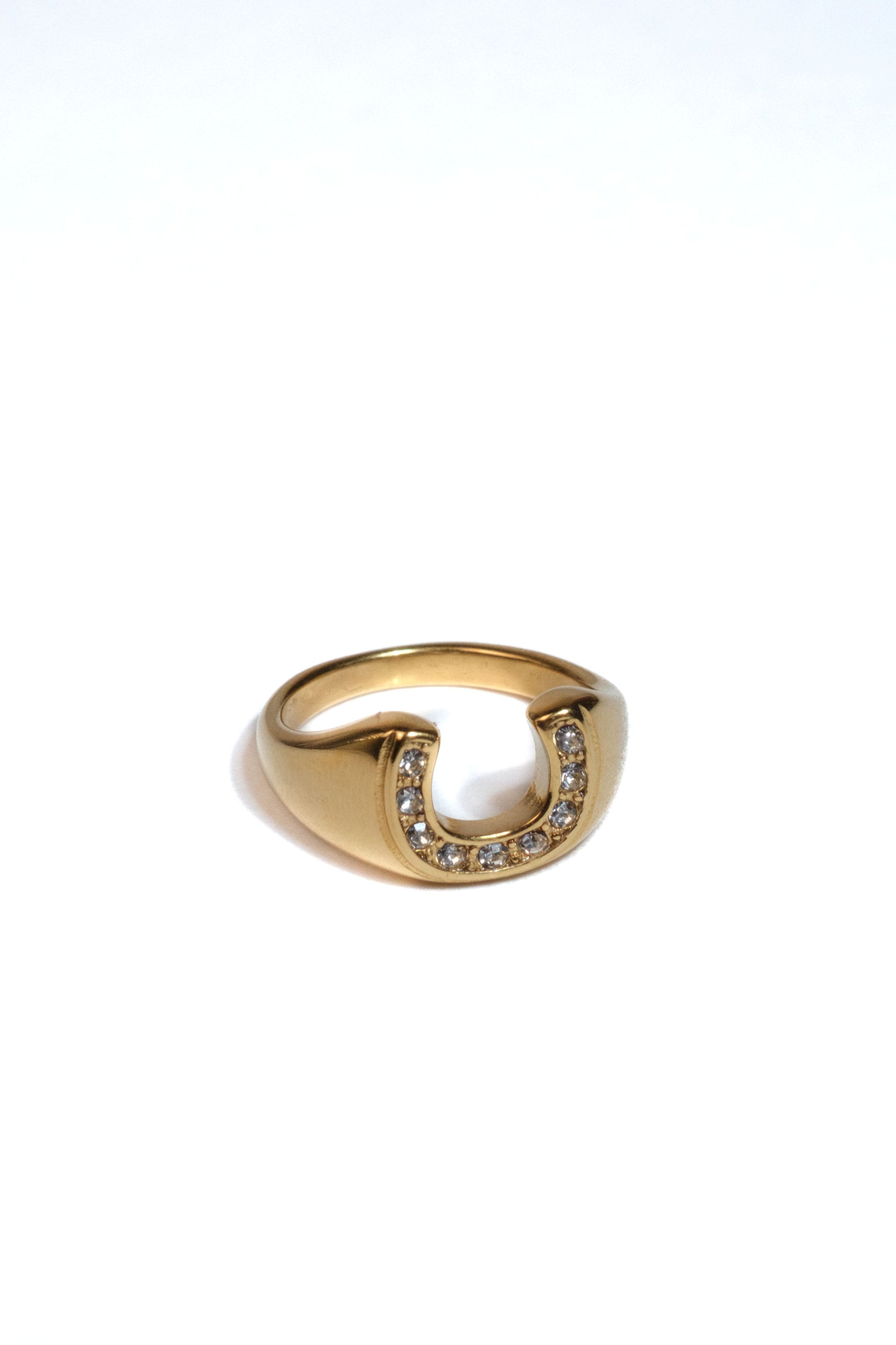 Hustle Honey Horse Shoe Stainless Steel Ring