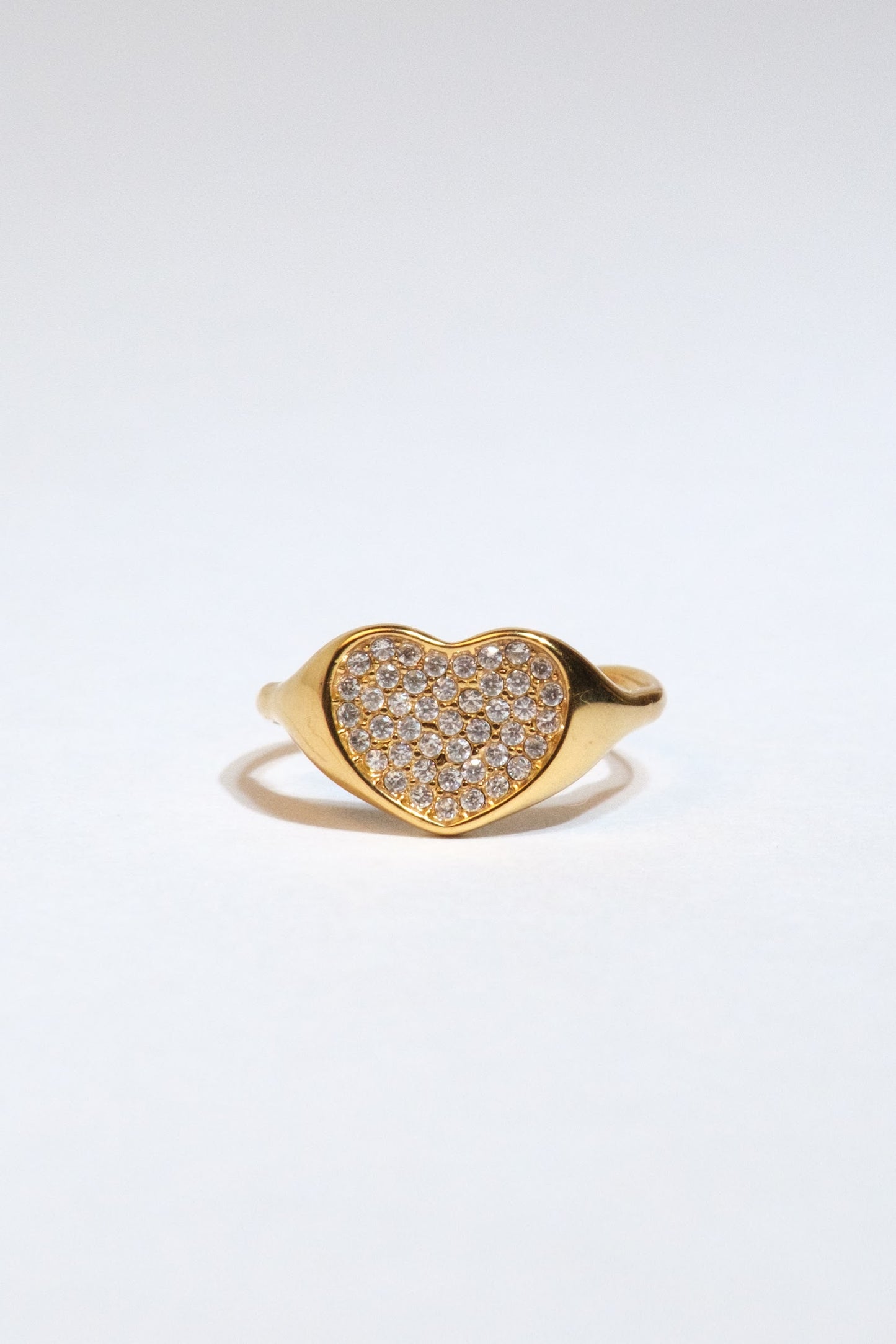 5 Golden 316L Stainless Steel Adjustable Rings *Comes With Luxe Cherry Case*