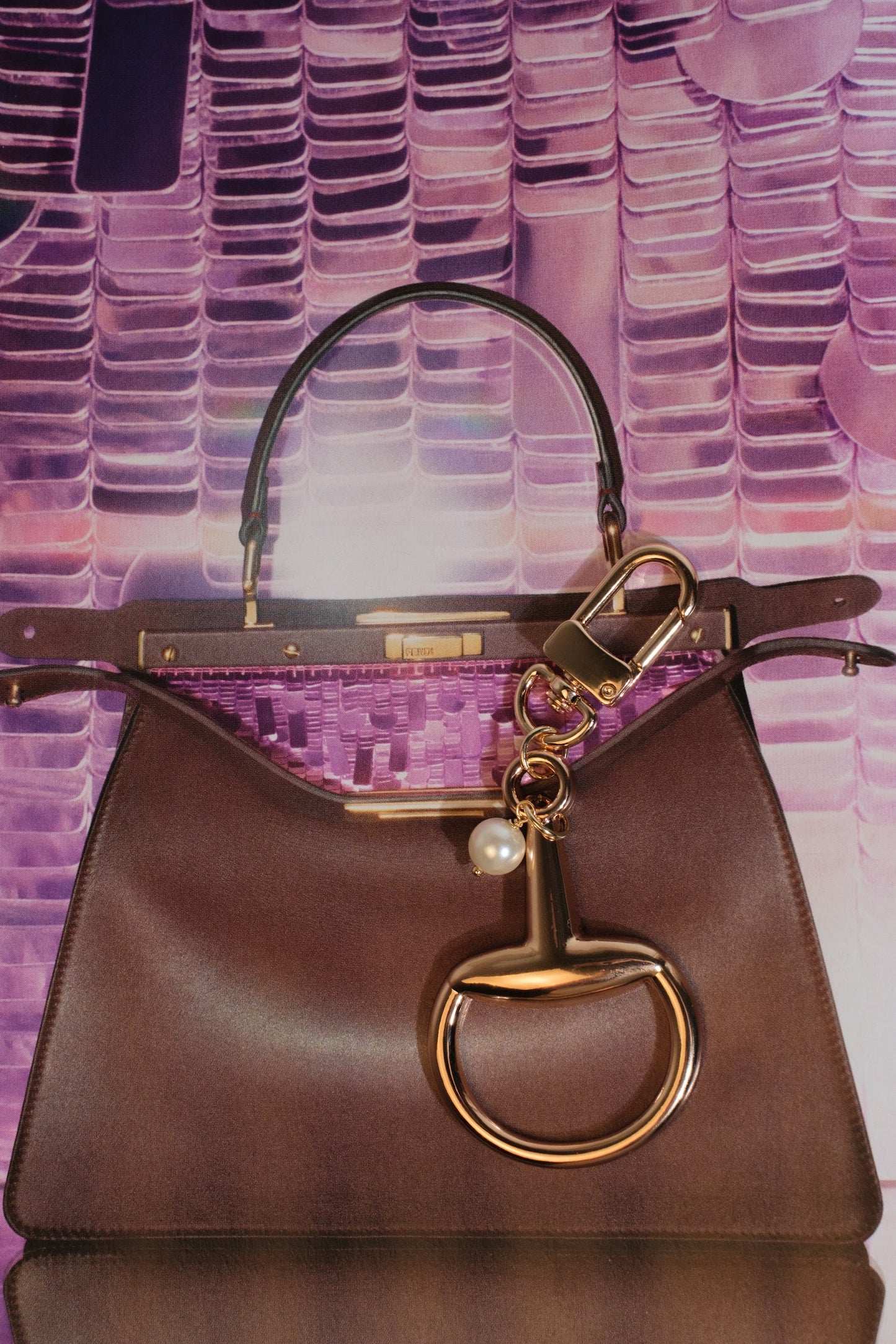 The Golden Grace Horse Bit Bag Charm