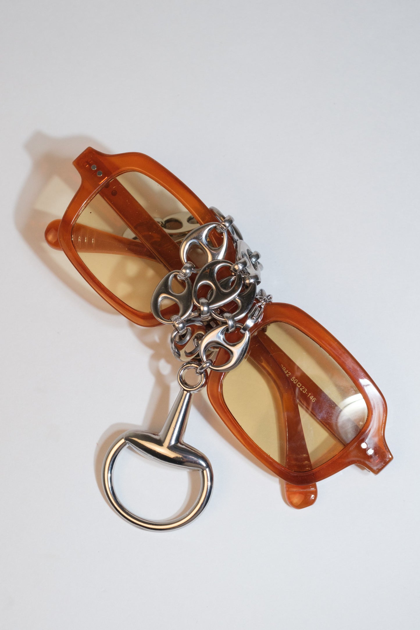 Lucky Girl Mariner Link 316L Stainless Steel Horse Bit Necklace