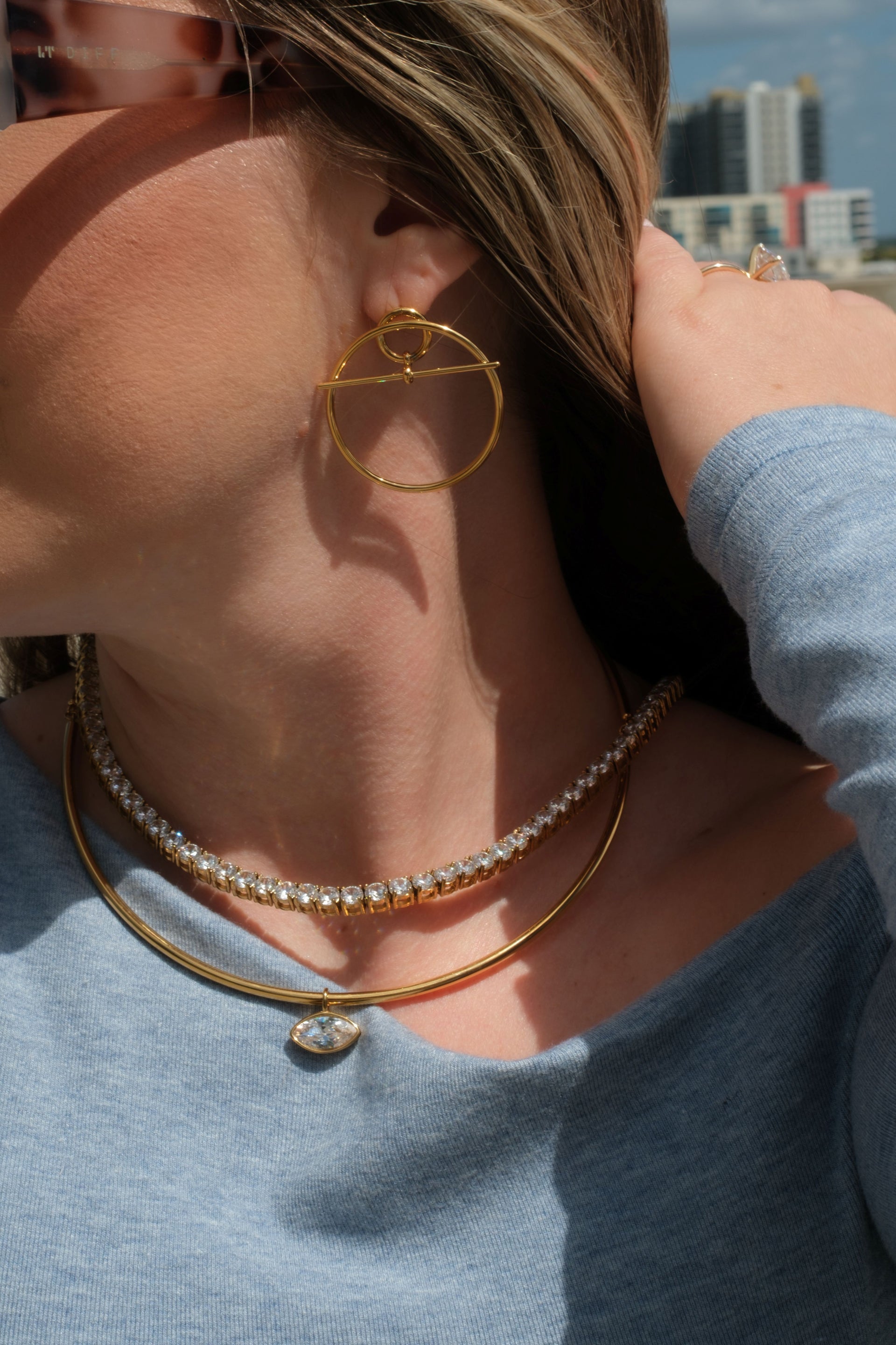 Happy Hour Stainless Steel Hoops