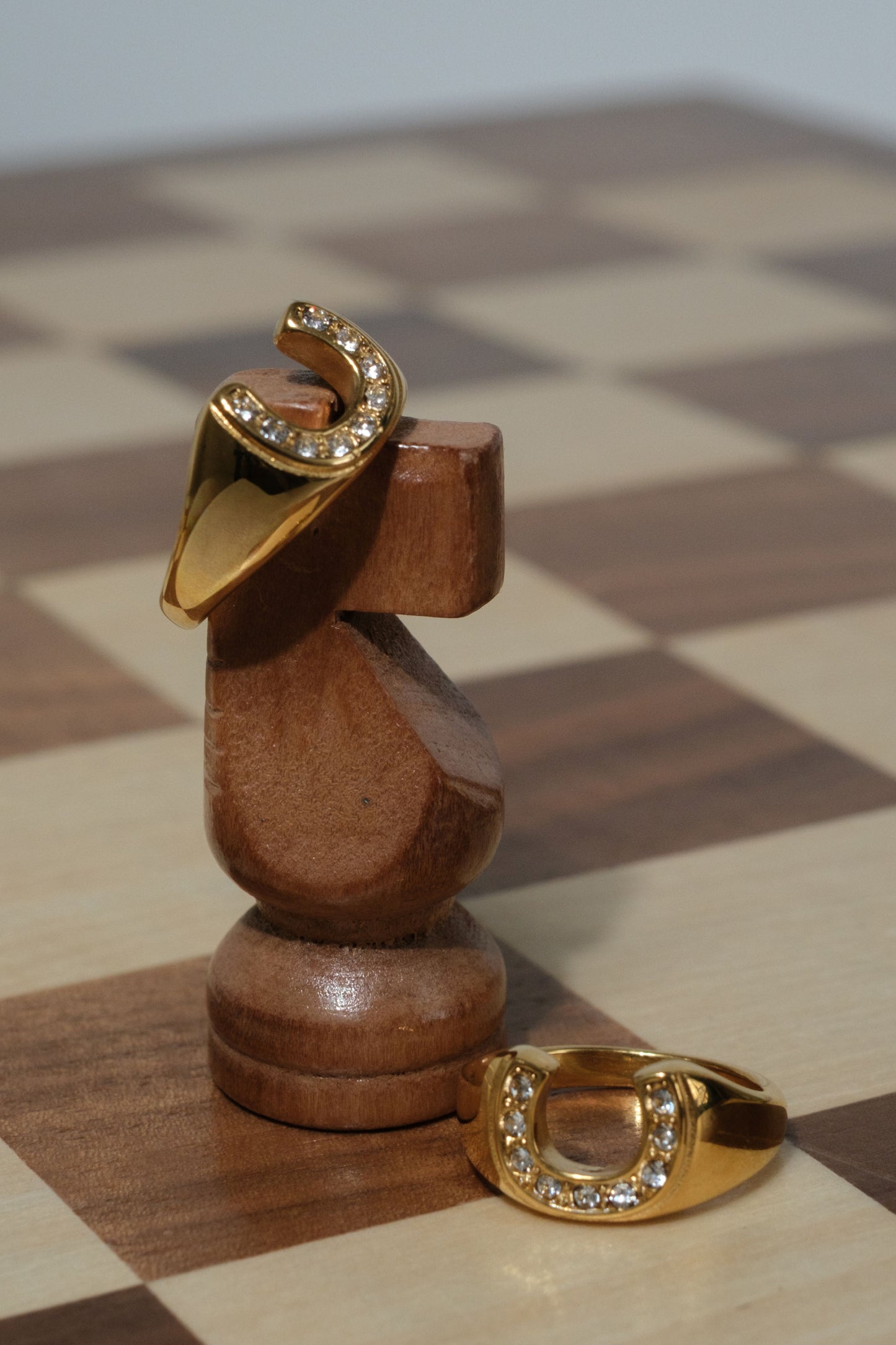 Hustle Honey Horse Shoe 316L Stainless Steel Ring