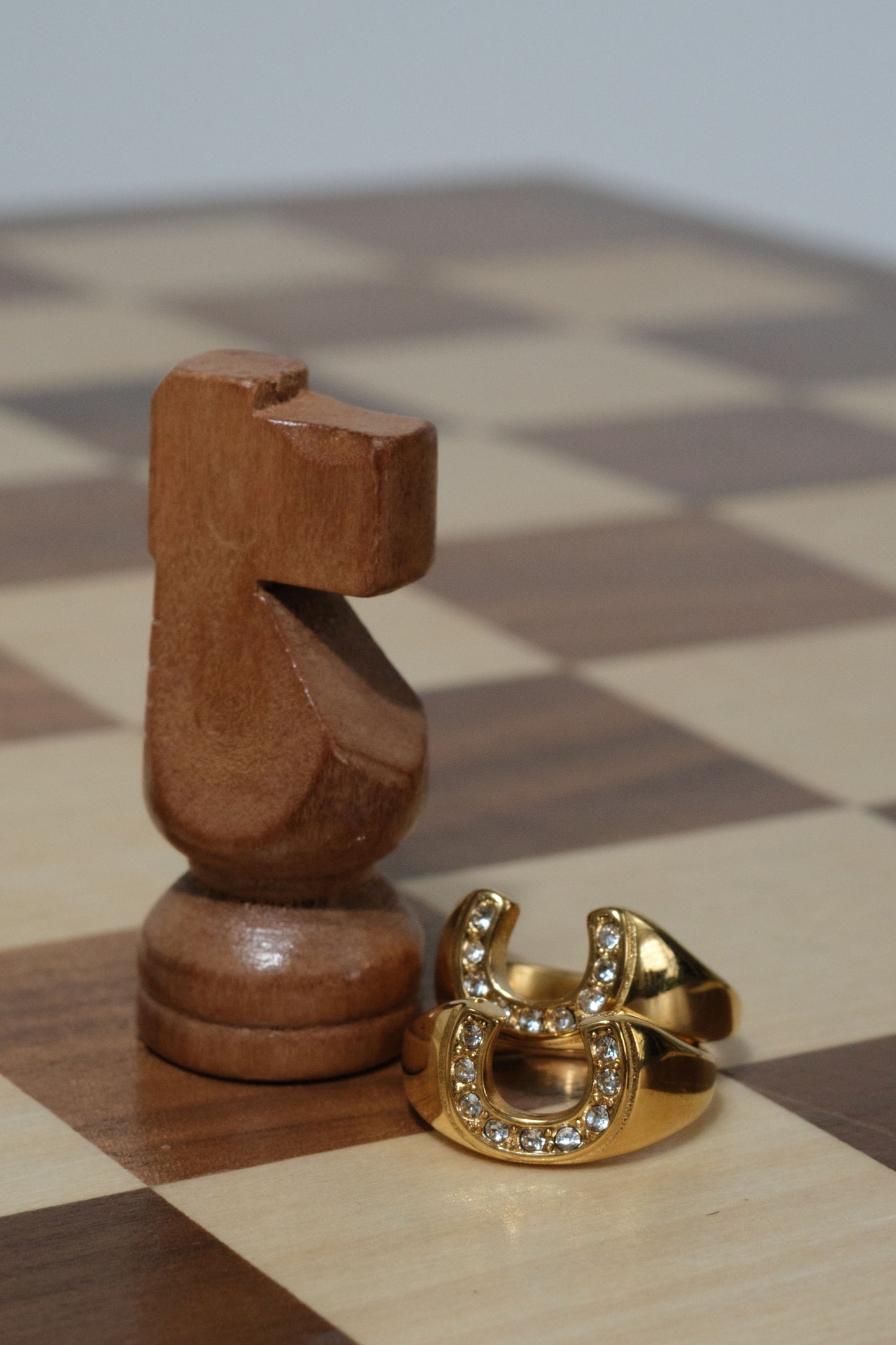 Hustle Honey Horse Shoe 316L Stainless Steel Ring