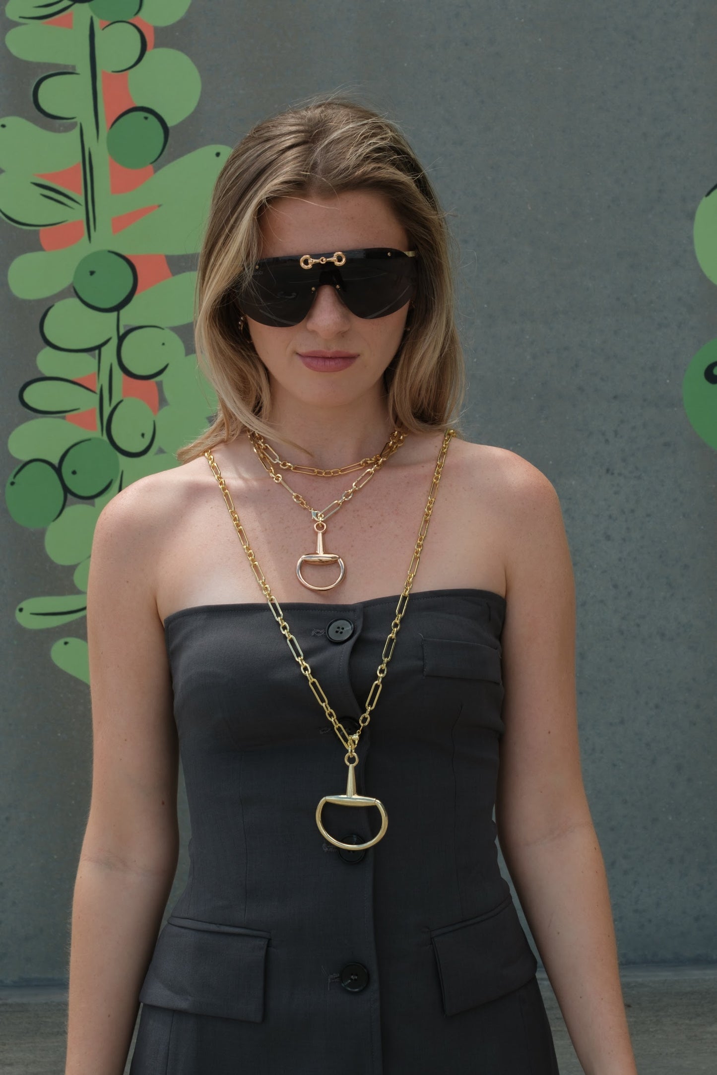 A Bit of Power XL 316L Stainless Steel Horse Bit Necklace